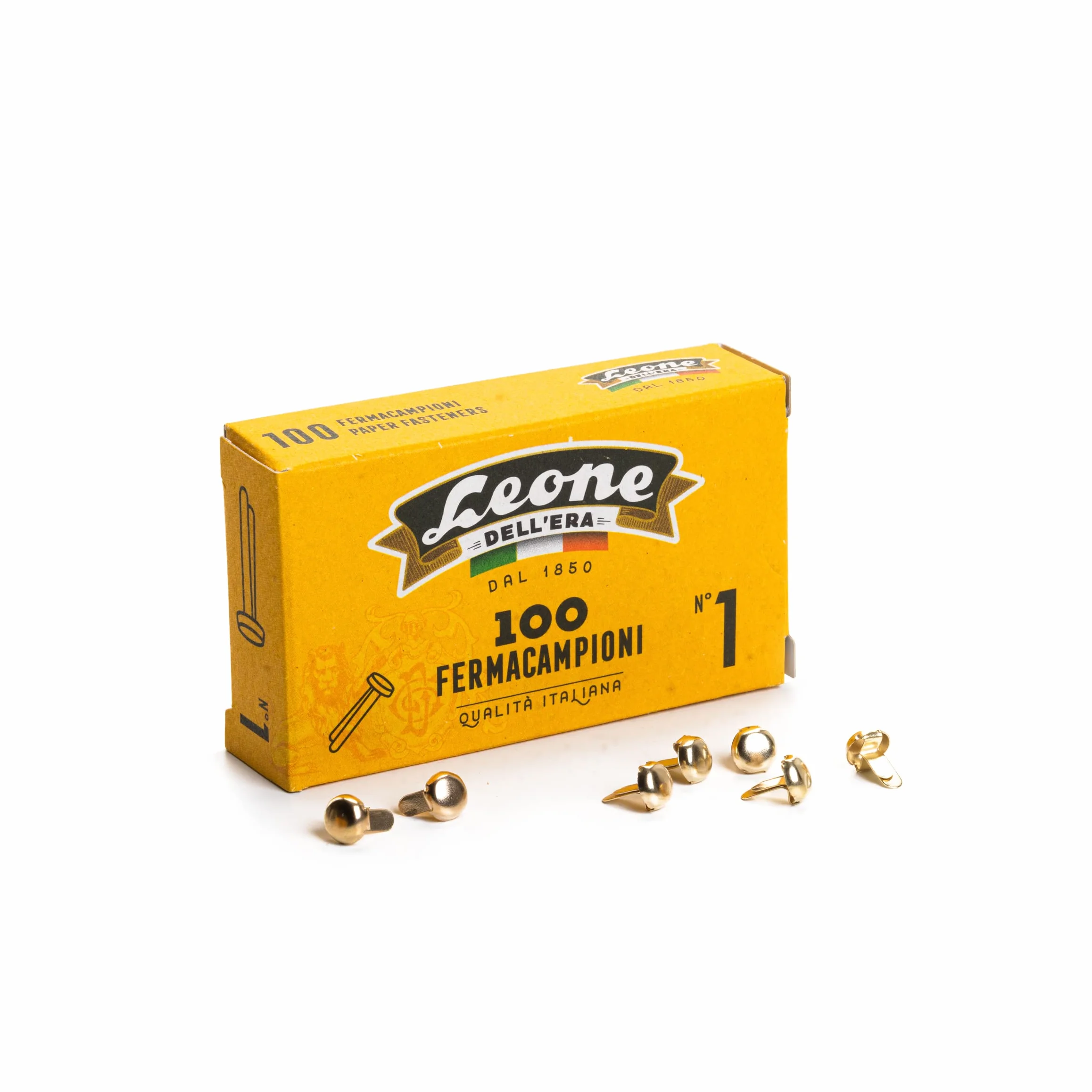 Fermacampioni Ottonati N°1 (11 Mm) - 1000 Pz. Leone Dell'Era