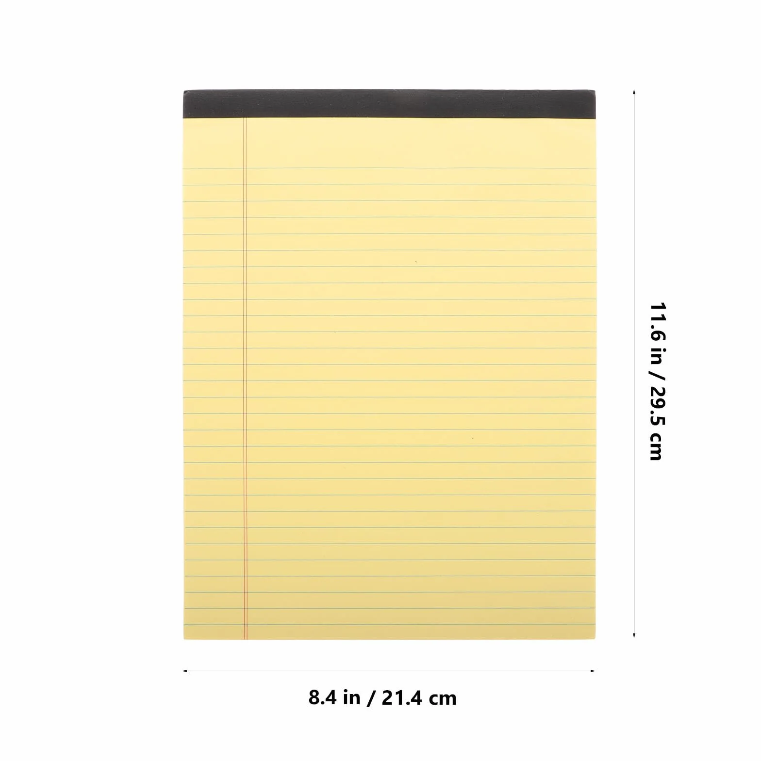 Outanaya Quaderno con Pagine Rigate e Layout a Sezioni Giallo 6 Pezzi A4 Blocco Note Portatile per Scuola, Ufficio e Appunti Professionali