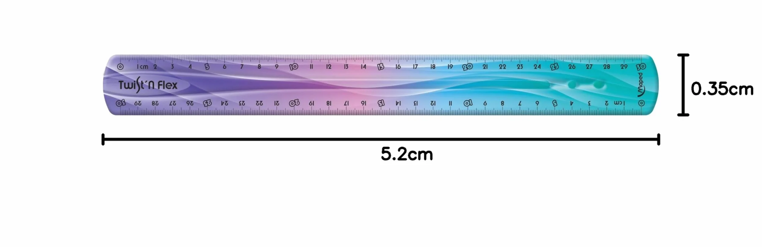 Maped Righello Flessibile Twist & Flex 30 cm