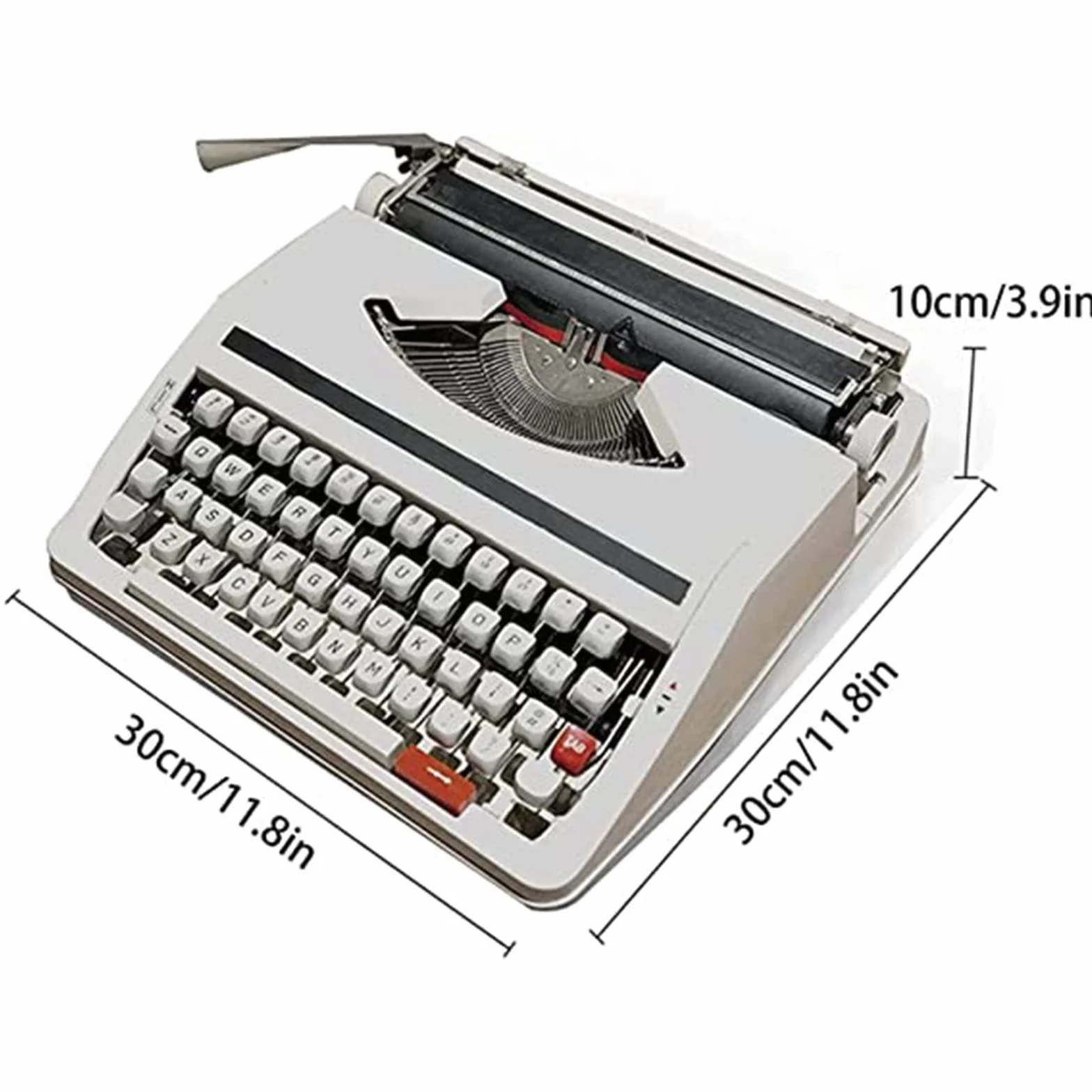 Macchina da Scrivere Vintage, Macchina da Scrivere Inglese Manuale Meccanica, Macchine da Scrivere Portatili di Ispirazione retrò per Scrivere Lettere E Lavori Manuali