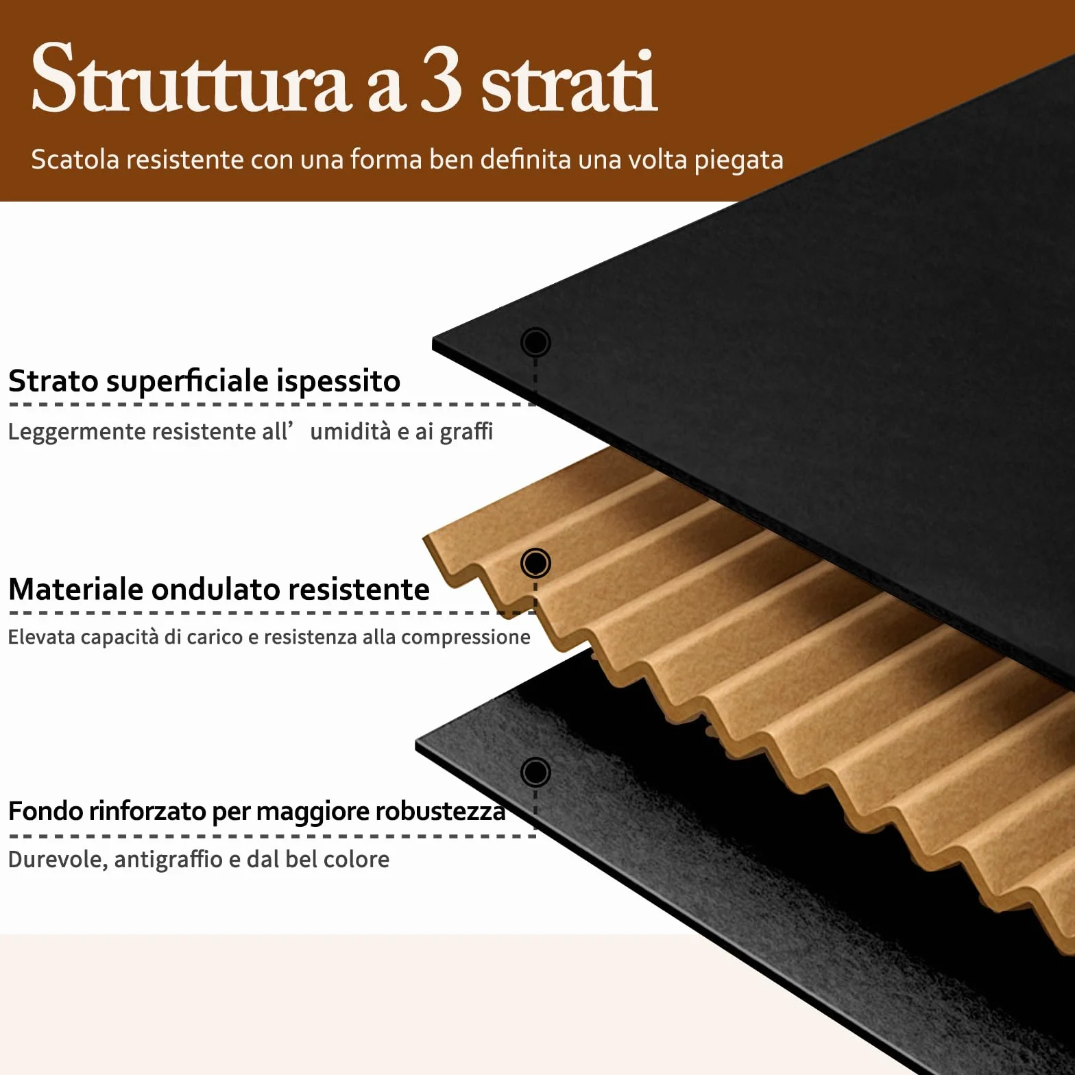 20 x 14 x 4 cm Scatola postale pieghevole nera – cartone riciclabile – nero dentro e fuori – per gioielli, cioccolatini, hobby creativi e regali – confezione da 25
