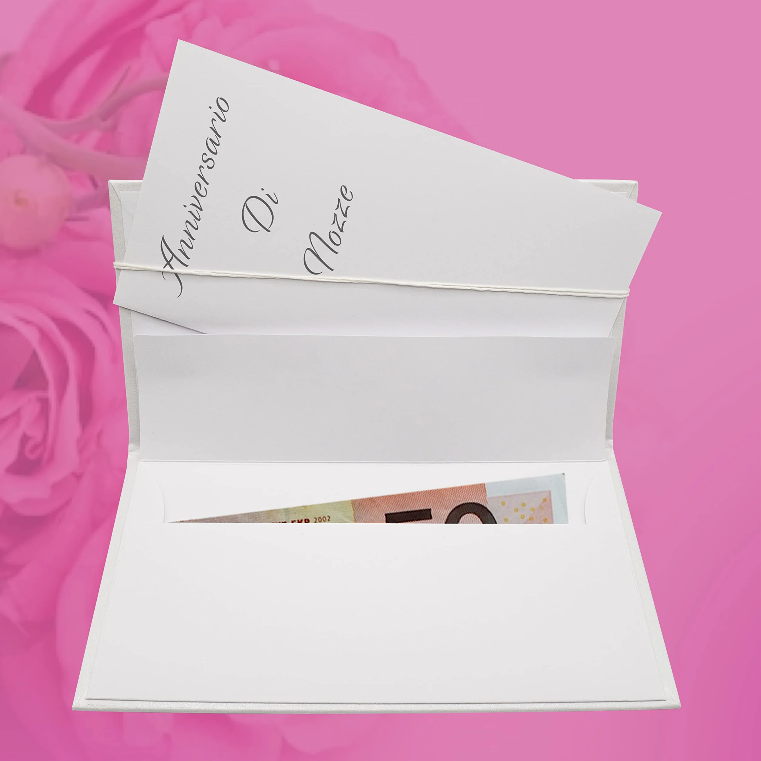 Busta Portasoldi per Matrimonio 10.5 x 19.5 cm Bianco