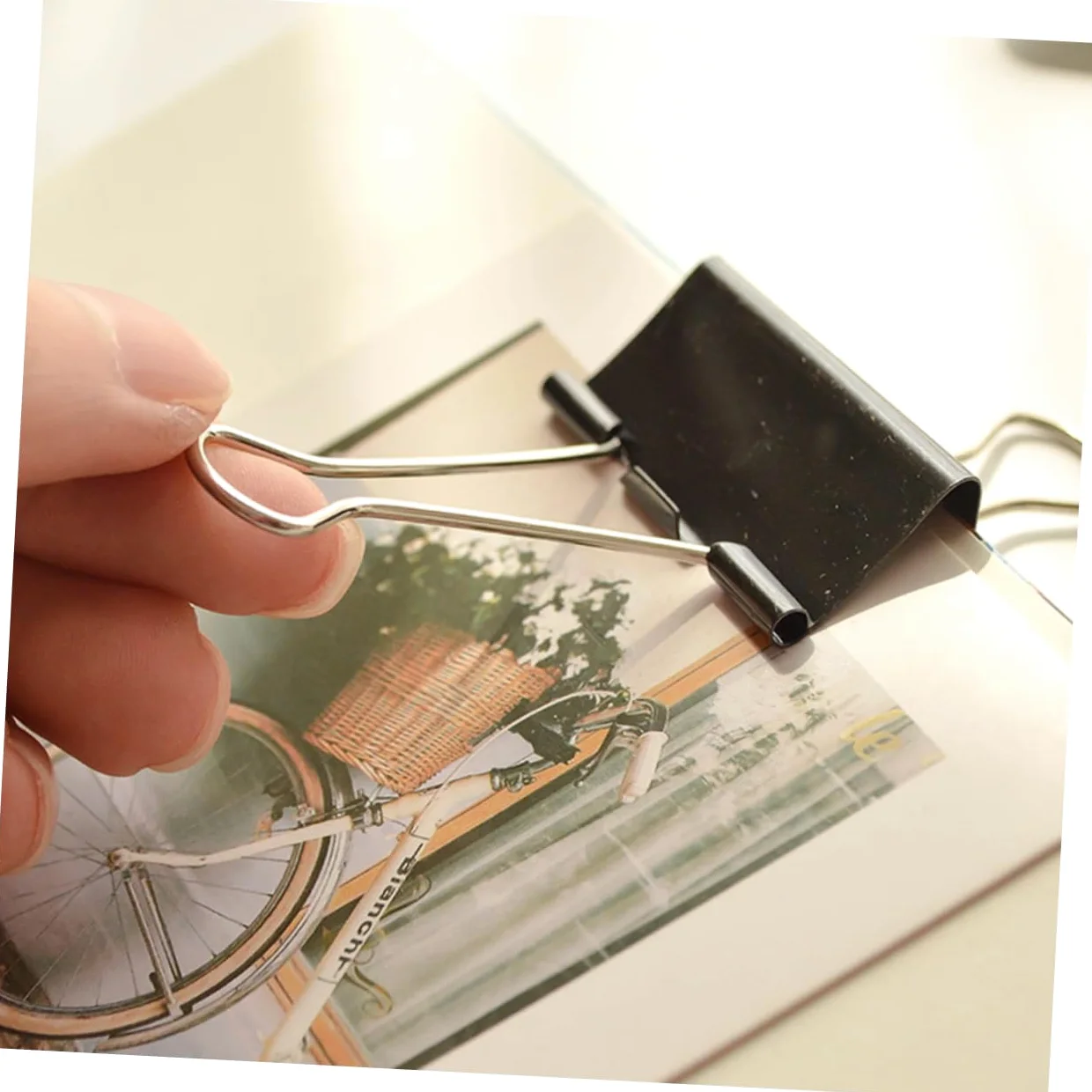 Binder Clips Large Nero in Ferro 36 Pezzi, per Carta e Schede | Rimozione Facile, Design Multiplo, Organizzazione Documenti, Back To School Party, Cose per Scuola, Cartoleria Scuola