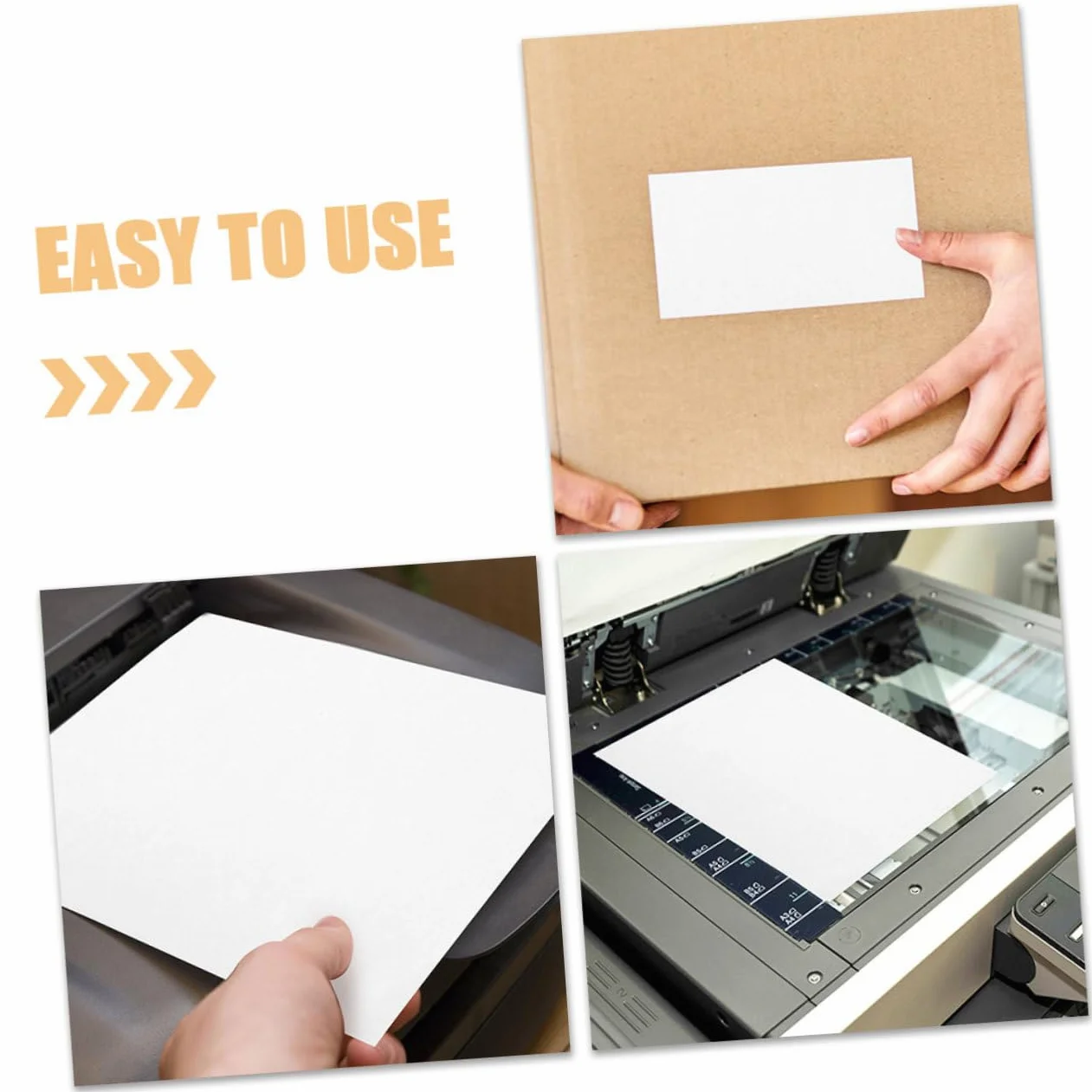 100 fogli Adesivo Stampabile Opaco per Etichette Autoadesive Compatibili con Stampanti Laser e Inkjet per Etichette Indirizzo Prodotti e Domestico Facile Applicare e Rimuovere