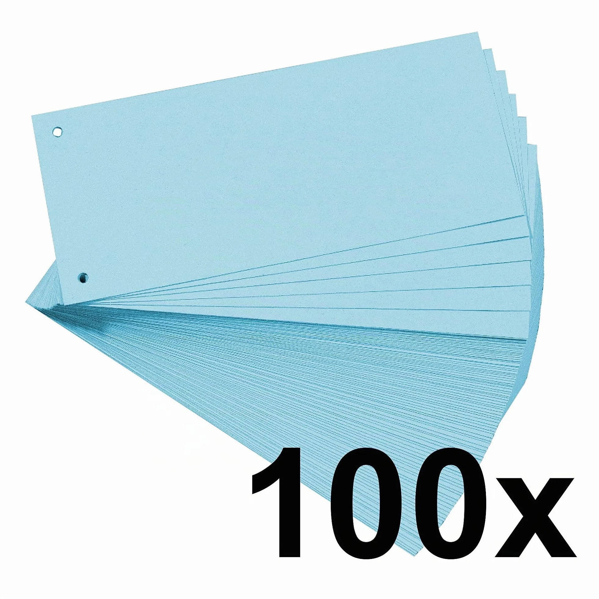 Exacompta Divisori e Segnaletica 10x24 cm Blu