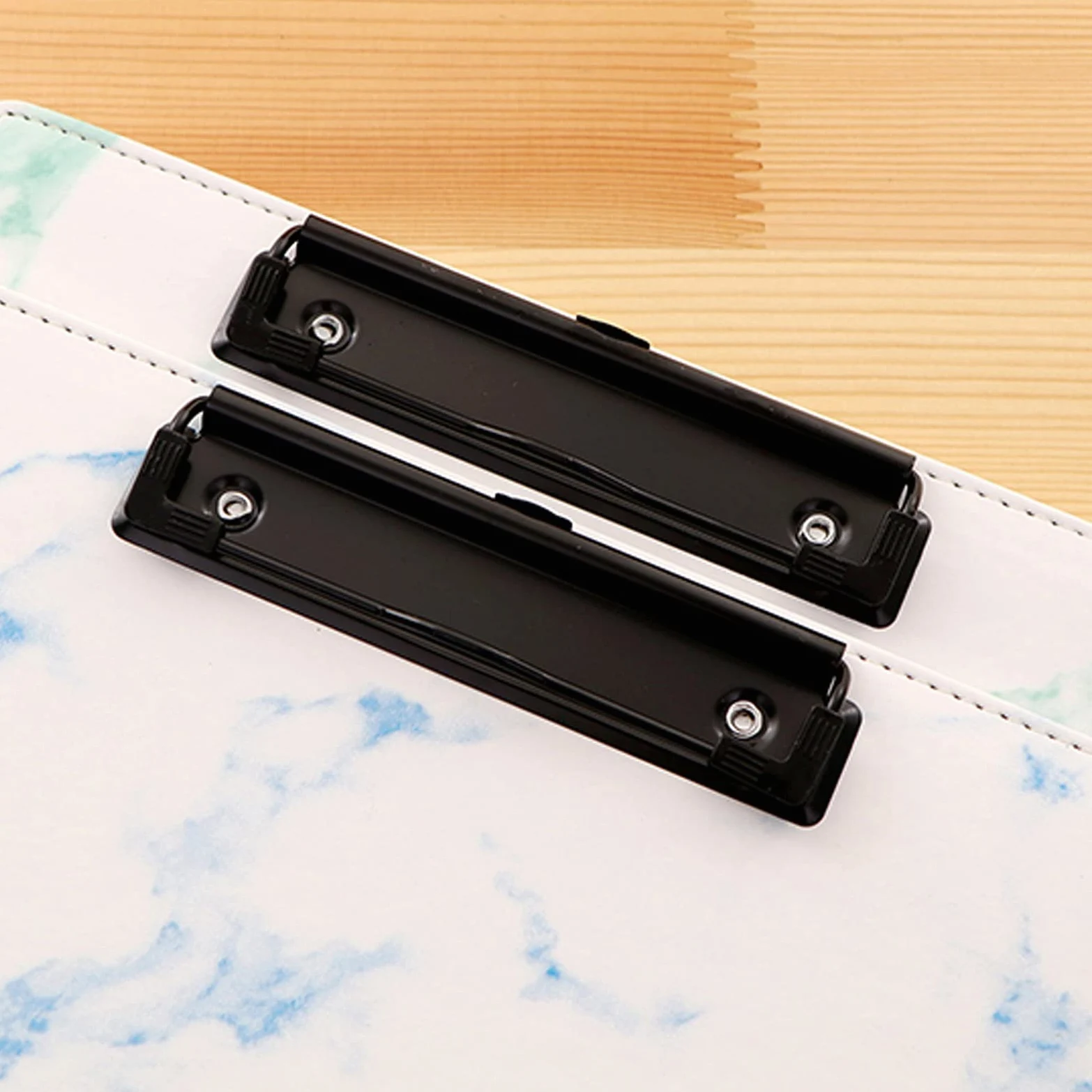 Portablocco/Cartella Portadocumenti A4 cartella da cartella clip in pelle clipboard for clipboard di dati raccoglitore con clip in metallo clip scrittura pad for scuola, ufficio, business (10 confezio