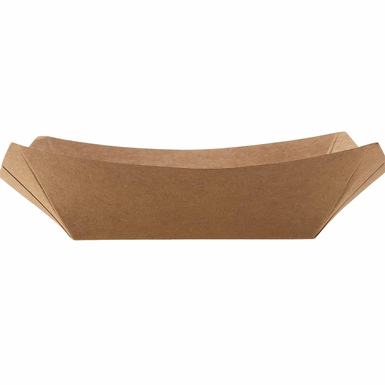 ZOENHOU 100 ciotole in cartone Kraft 165 x 120 x 25 mm marrone per fingerfood snack