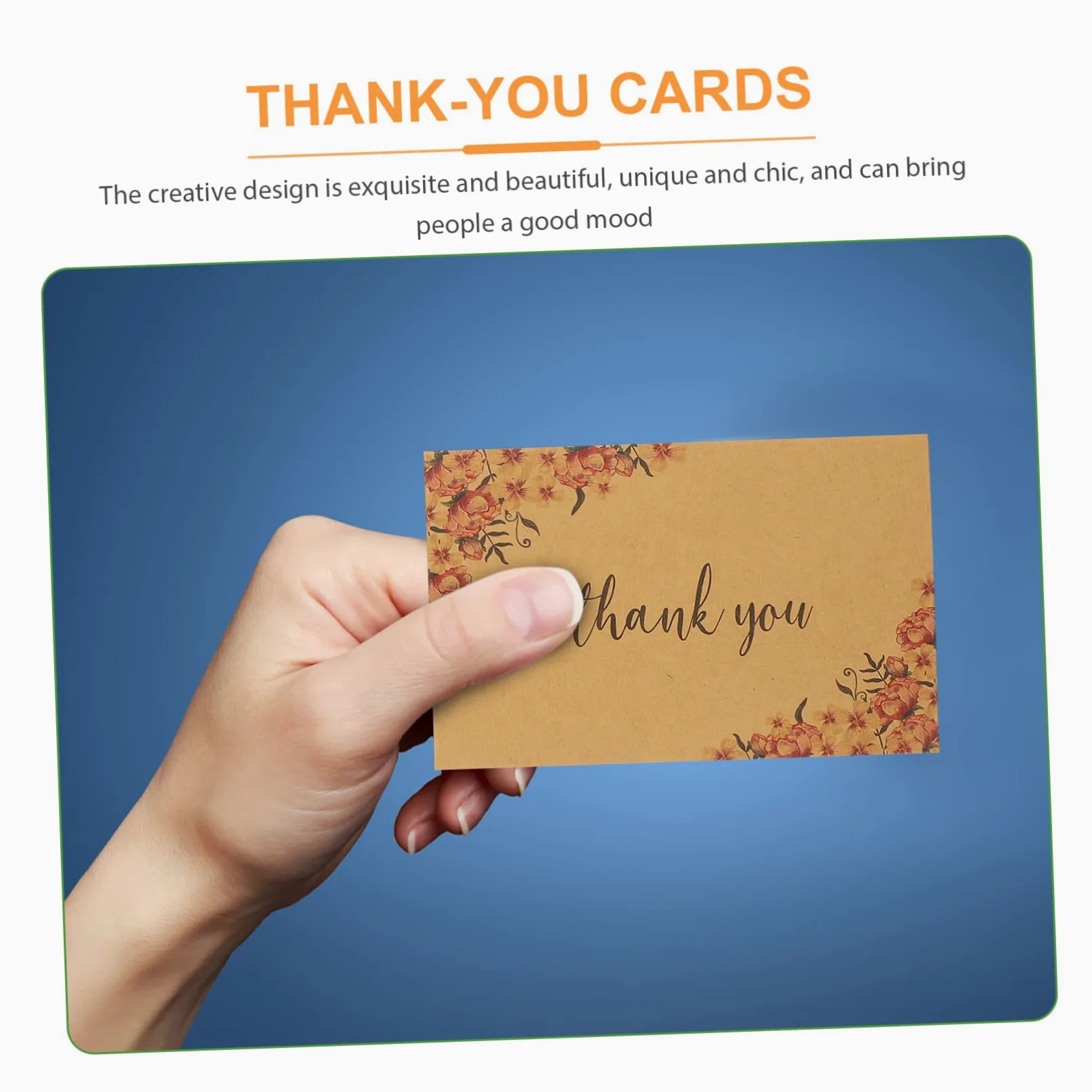 Lurrose 40 Pz Biglietto Di Ringraziamento Carta Di Promemoria Multiuso Biglietti Di Ringraziamento Alla Rinfusa Carte Di Ringraziamento Biglietti Di Ringraziamento Unici Carta Kraft