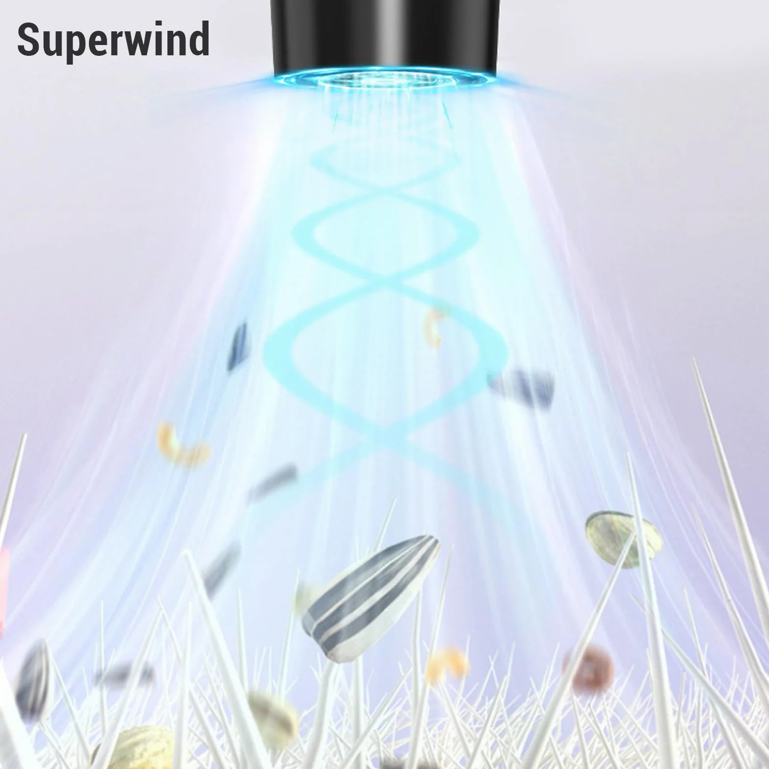 Mini Soffiatore Ad Aria Compressa Ricaricabile, 130.000 Giri/min, con Motore Senza Spazzole, Senza Fili, per Pulizia di Auto, Tastiera, PC e Casa, Batteria da 6.000 MAh