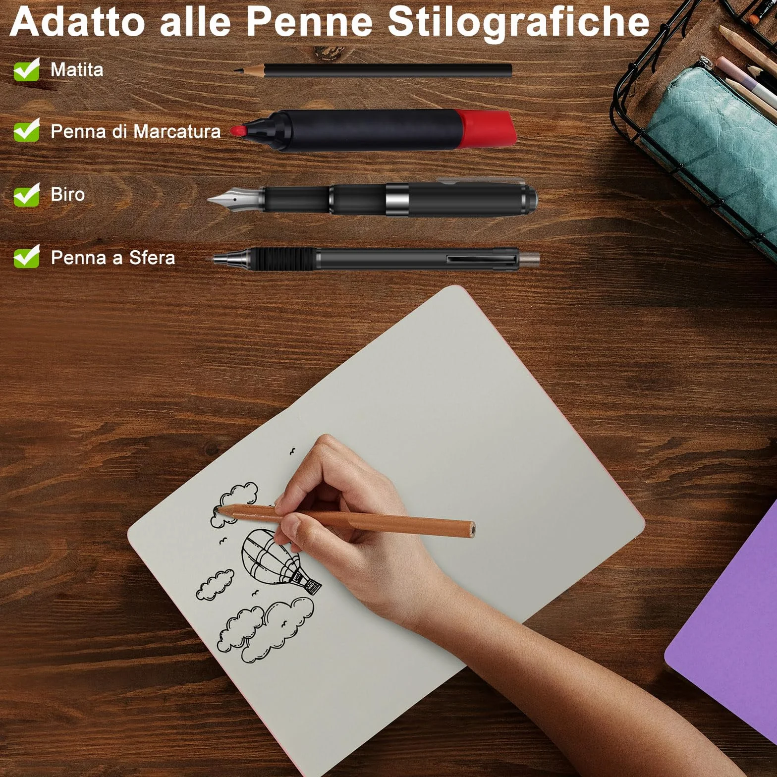 Taccuino A5, Confezione da 12 Quaderni, 30 Fogli, 60 Pagine, Multicolore Bianco
