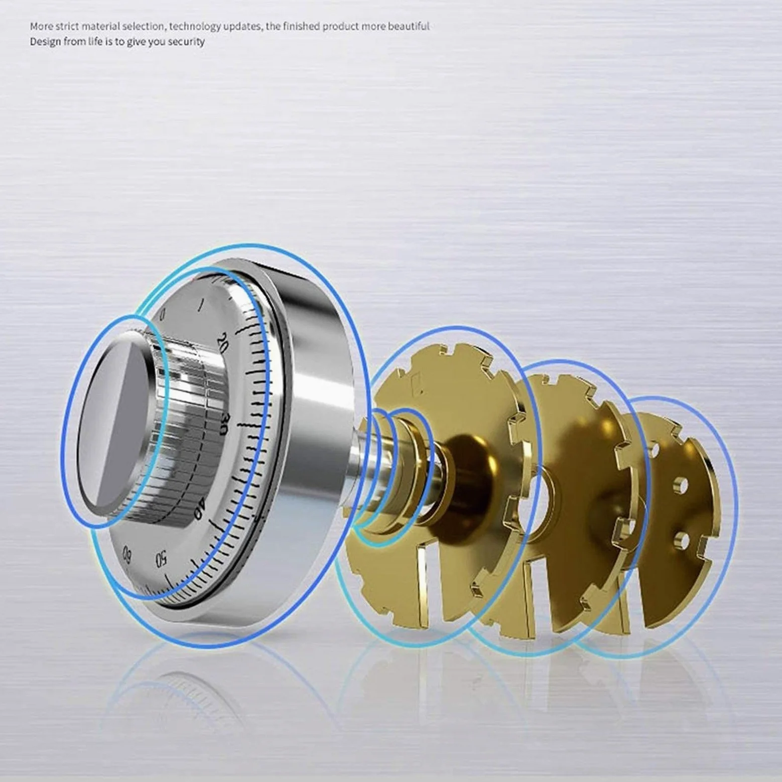 cassaforte, Piccola Password antifurto in Acciaio Inossidabile for casa e Ufficio(C3)