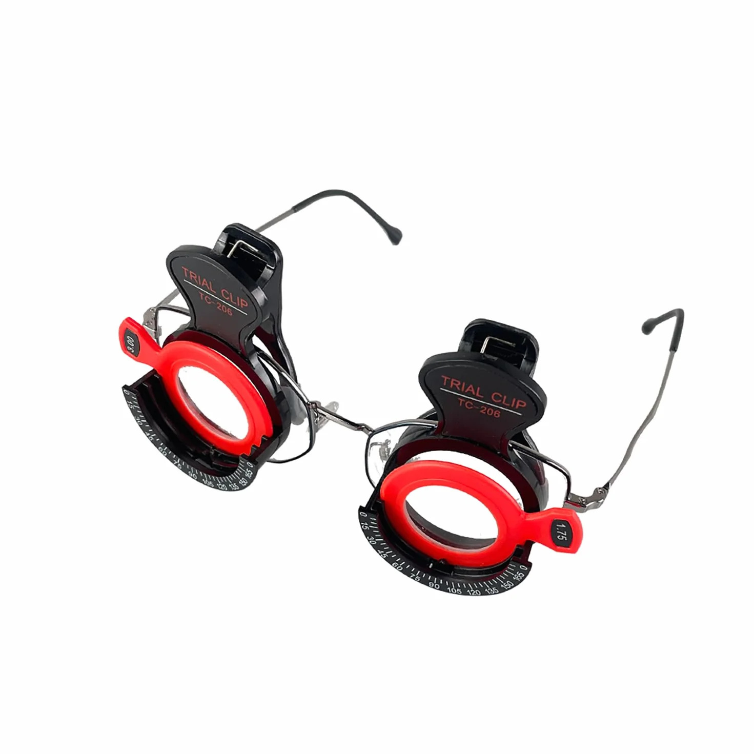 Trial Clip OptiPro - Kit di fissaggio per lenti optometriche - Accessorio per test oculari di alta qualità per negozi di ottiche oftalmiche