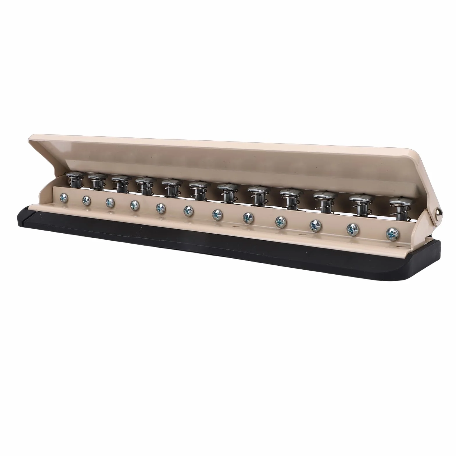 Perforatore Discbound Pratico Perforatore a Forma di Fungo a 12 Fori per Agende e Quaderni, Design Robusto e Salva-lavoro per Studenti e Uso in Ufficio, Realizzato in Plastica e Metallo
