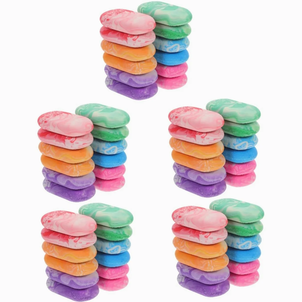 Housoutil 5 Set Cancellare Cancelleria E Portatilper Scuola Per Regali E Decorazioni 12 Pezzi*5