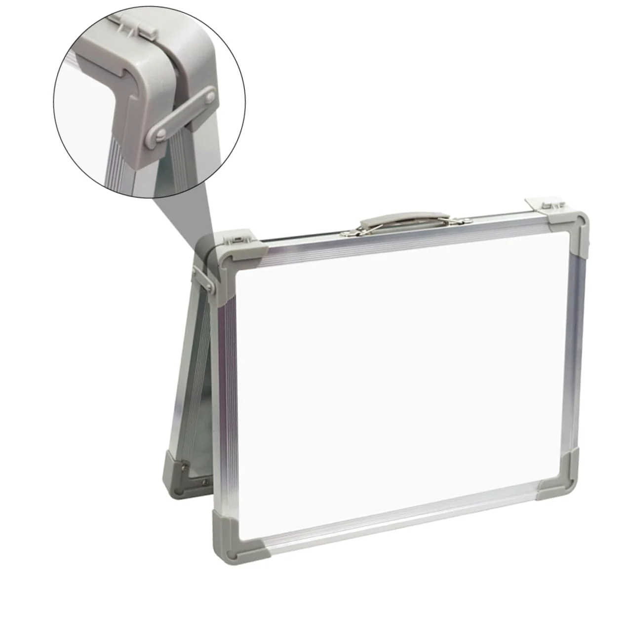 Kichvoe Lavagna Magnetica Doppia Faccia con Supporto in Lavagnetta Cancellabile da Tavolo Leggera per Scuola Ufficio Casa e Insegnamento