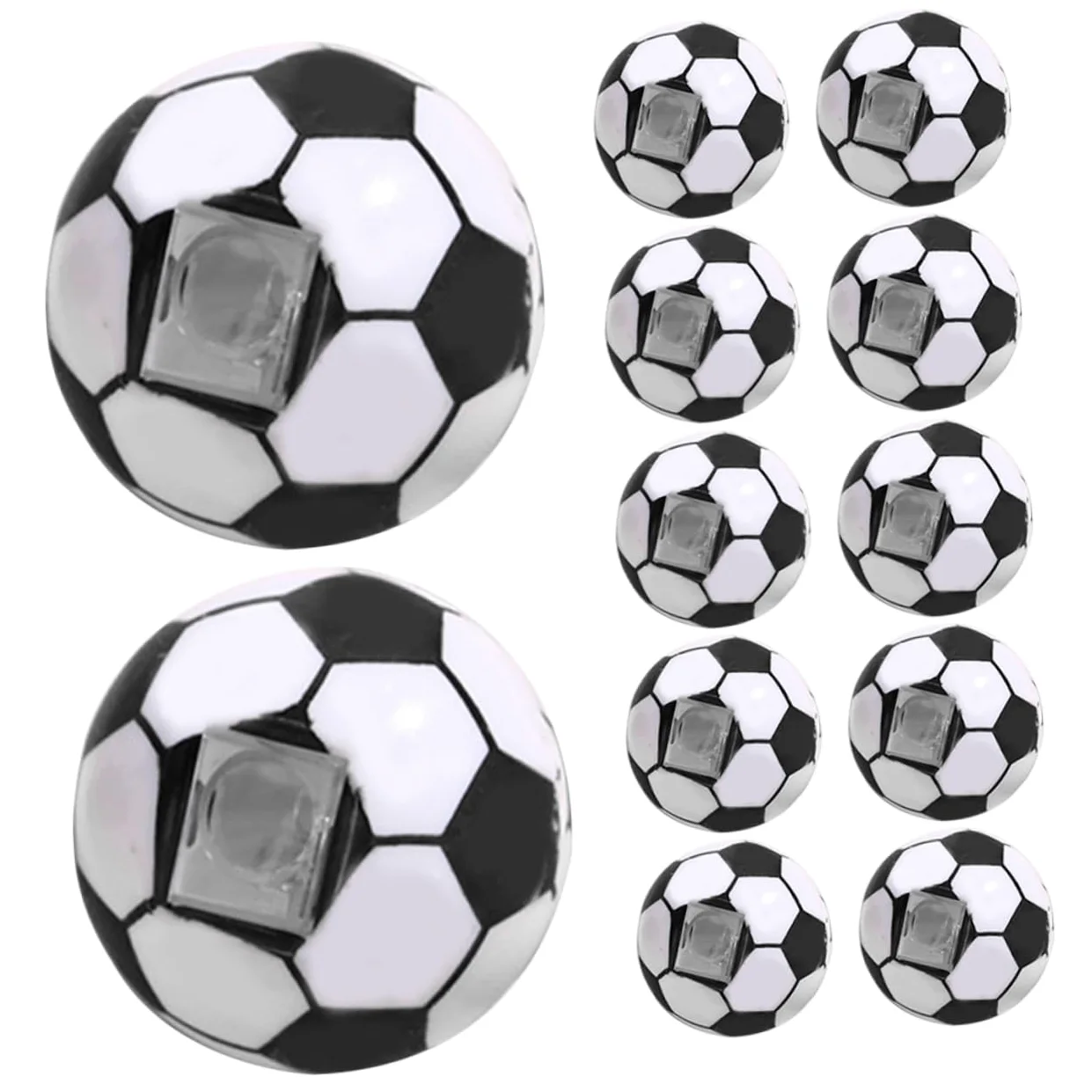 SHINEOFI 4 Set Regali Di Cancelleria Per Studenti Temperamatite Creativo A Forma Di Calcio Temperamatite A Sfera Con Foro Singolo 20 Pezzi Da Ufficio Mini Matita 20 Pezzi * 4