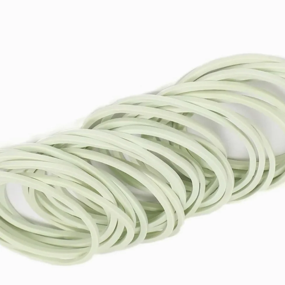 Elastici,Elastici in Gomma da Ufficio, 100 elastici in gomma, fascia elastica naturale bianca, elastici resistenti, anello diametro 50 mm for fatture for capelli, carta bancaria, forniture for ufficio