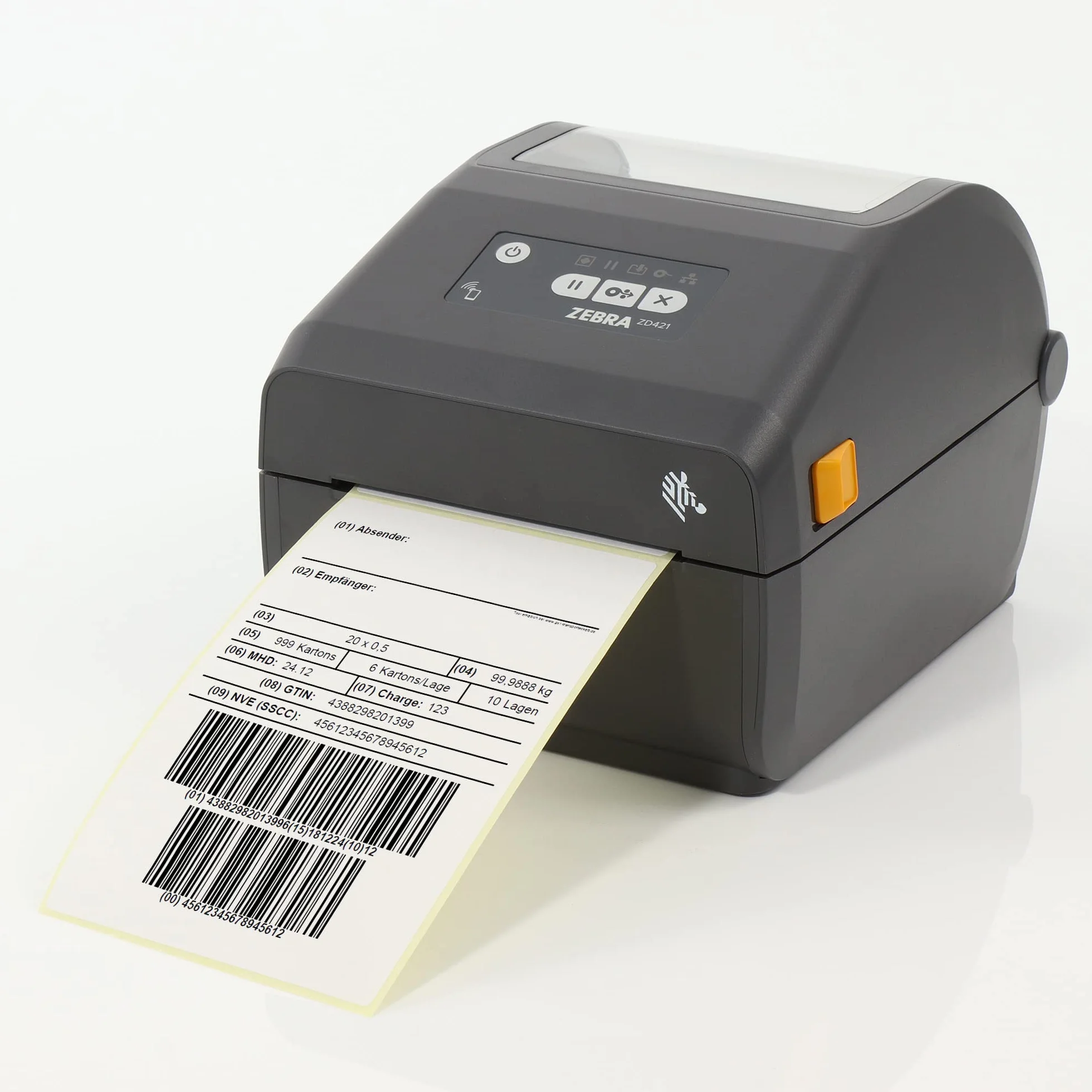 Zebra ZD421d Stampante termodiretta 203 DPI 104 mm BTLE USB grigio