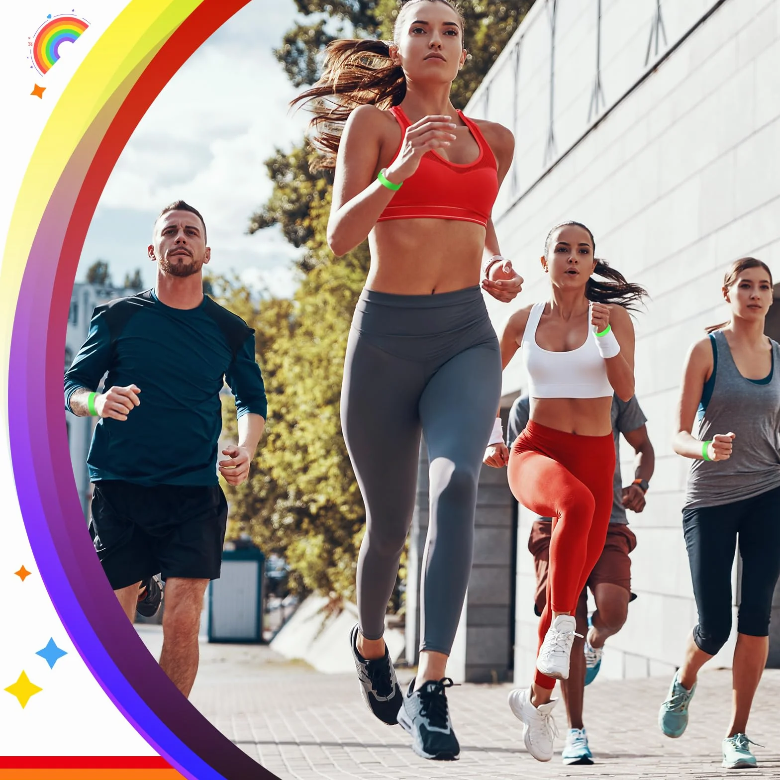 Braccialetti Identificativi Impermeabili 1200 Pezzi per Eventi Concerto Club Parco Acquatico (Verde Neon)
