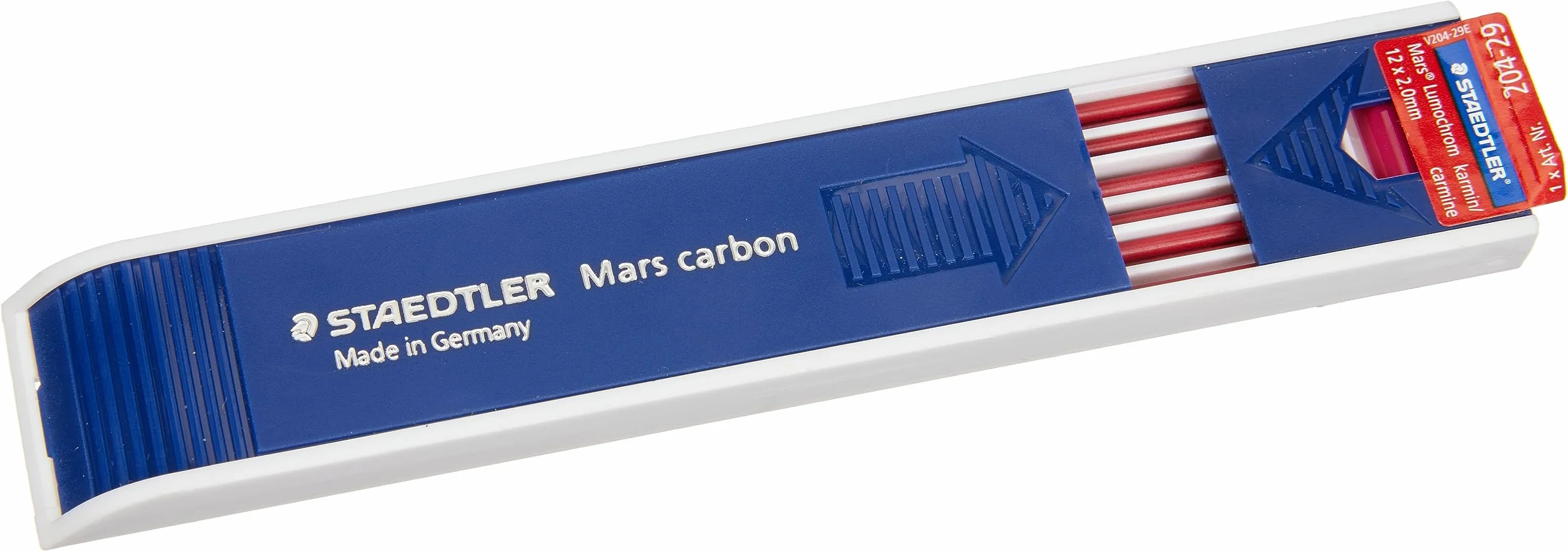 STAEDTLER Mars Lumochrom 204 12 mine da disegno 2 mm Cremisi