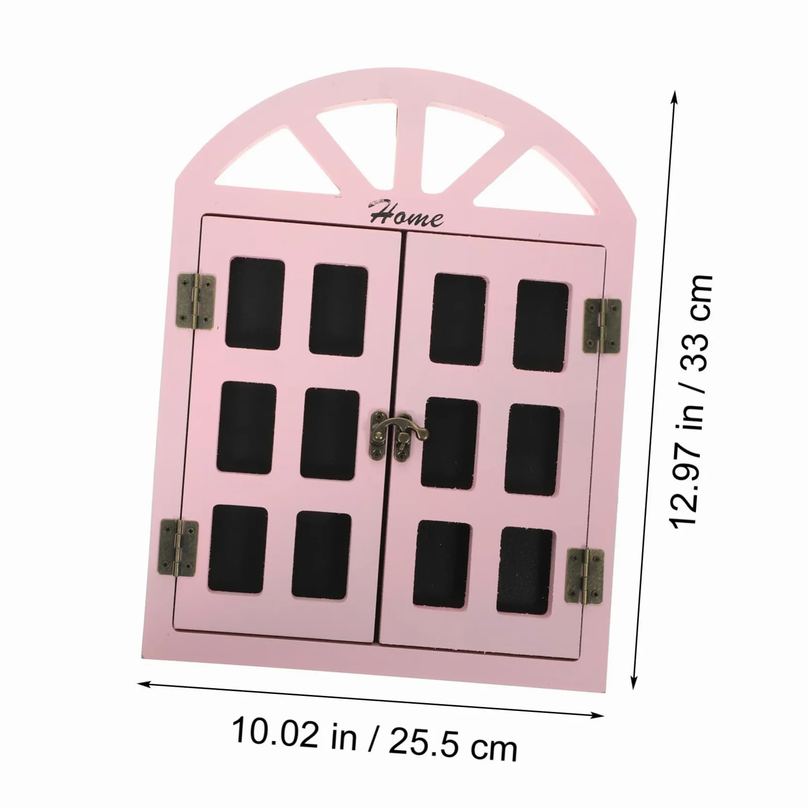 Lavagna da Parete in Legno Rosa Decorativa Funzione Messaggistica, Facile da Scrivere, per Cucina o Negozio, Decorazione per Finestra Appesa Elegante
