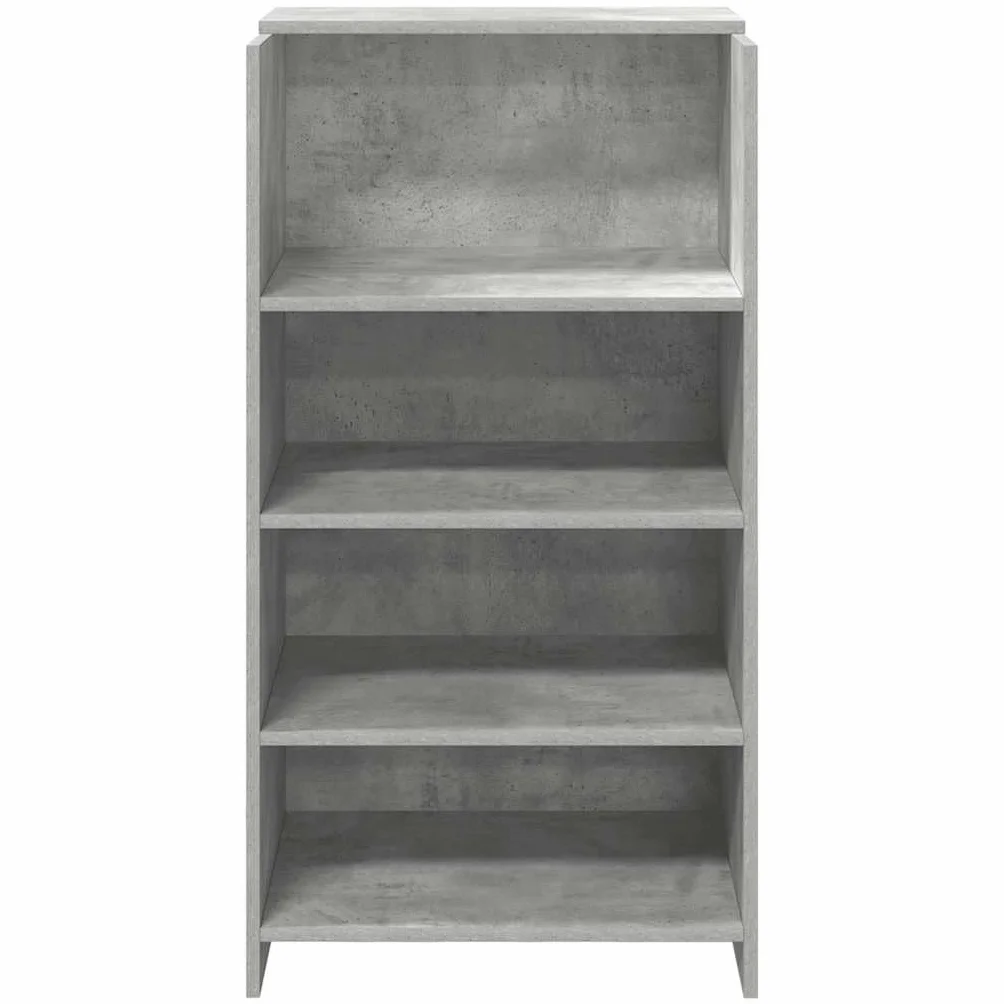 vidaXL Reception Grigio Cemento 55x50x103,5 cm Legno Multistrato Ufficio, Cassa, Salone