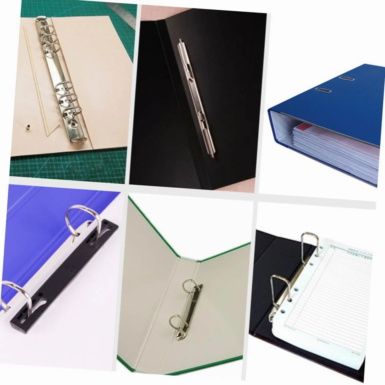12 Pezzi Raccoglitore Mobili Argento Leggero Portatile per Ufficio Scuola Organizer Documenti