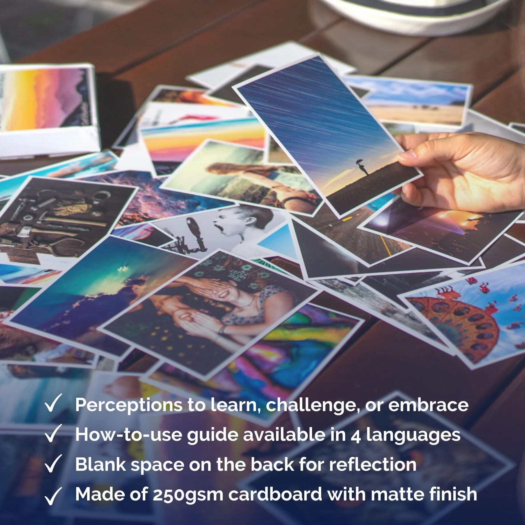 metaFox - Points of View-Set - 52 carte di coaching per cambiare prospettiva e sviluppo personale - Cartoline come impulso per coaching, workshop e terapia per adulti