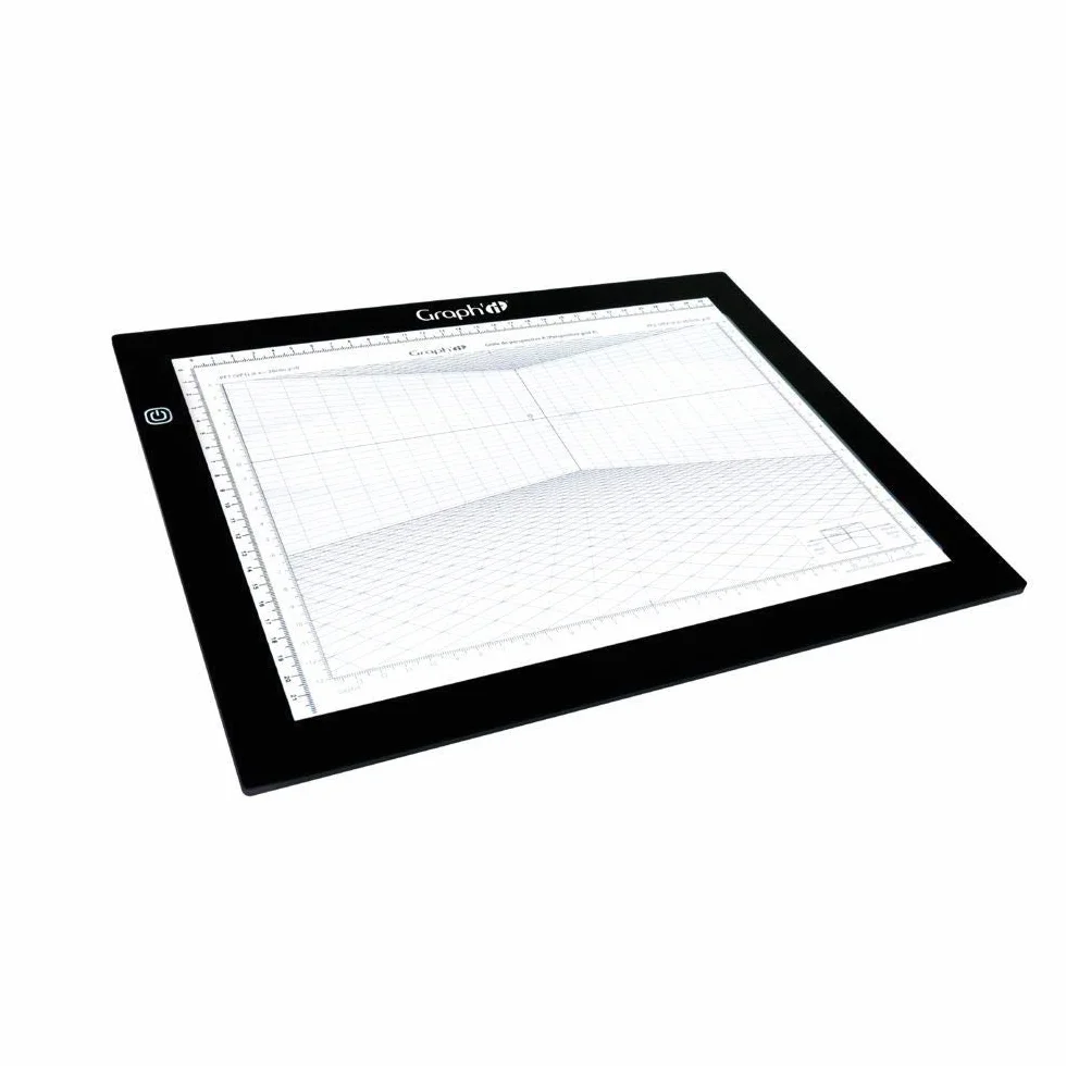 Graph'it Griglia prospettica flessibile A4 Strumento di disegno per prospettiva frontale