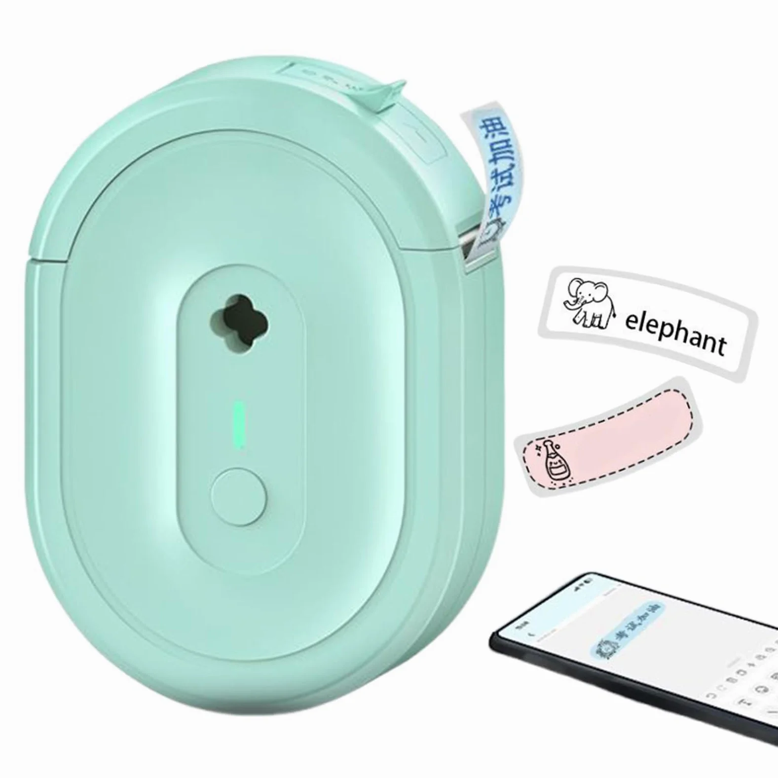 Stampante Per Etichette Di Spedizione Stampa termica portatile wireless | Mini etichettatrice adesiva termica wireless Per Ufficio Casa Scuola Insegnanti Studenti Fai Da Te Biblio