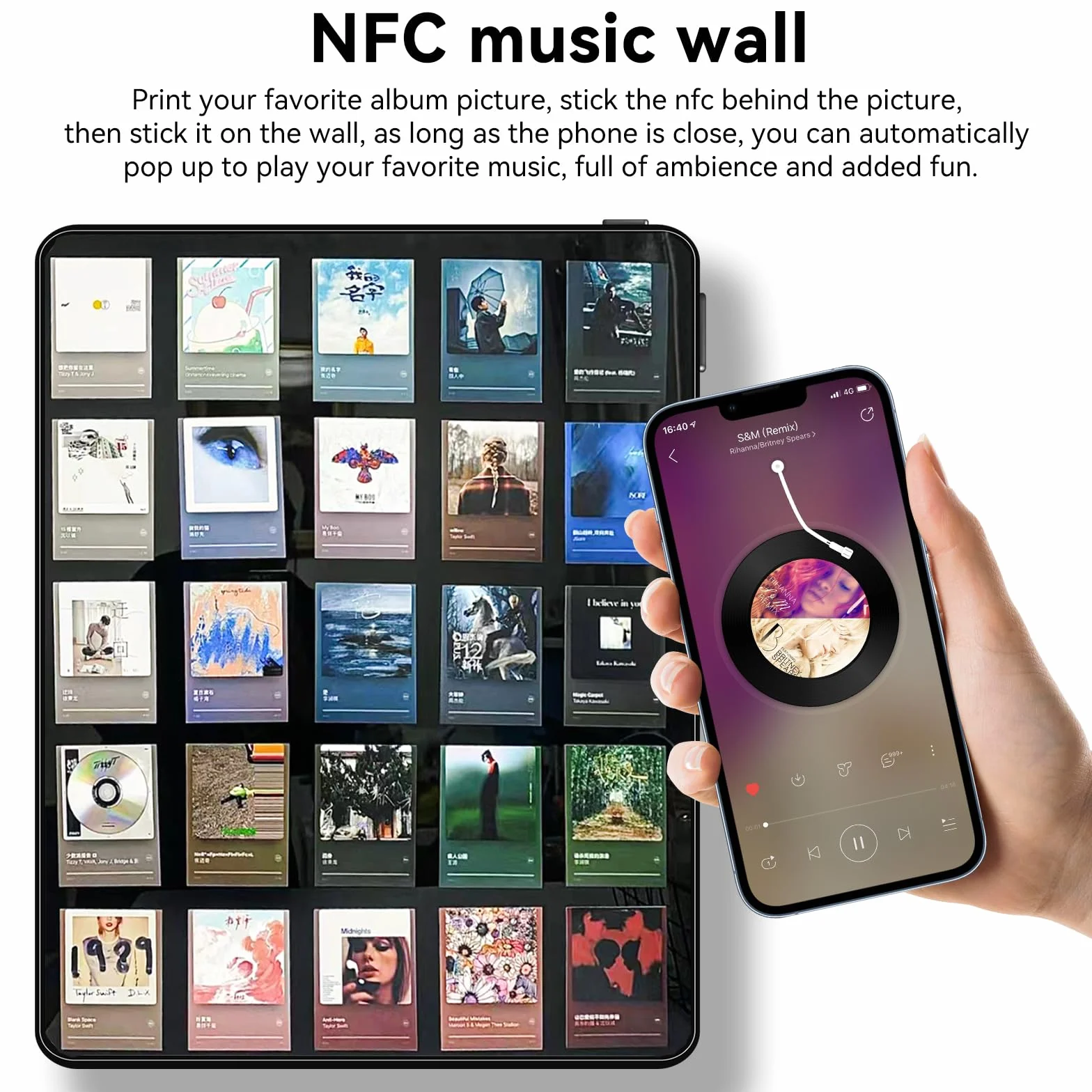 Etichette NFC Adesive NTAG213 Originali, Tag RFID Riscrivibili 144 Byte per Smartphone