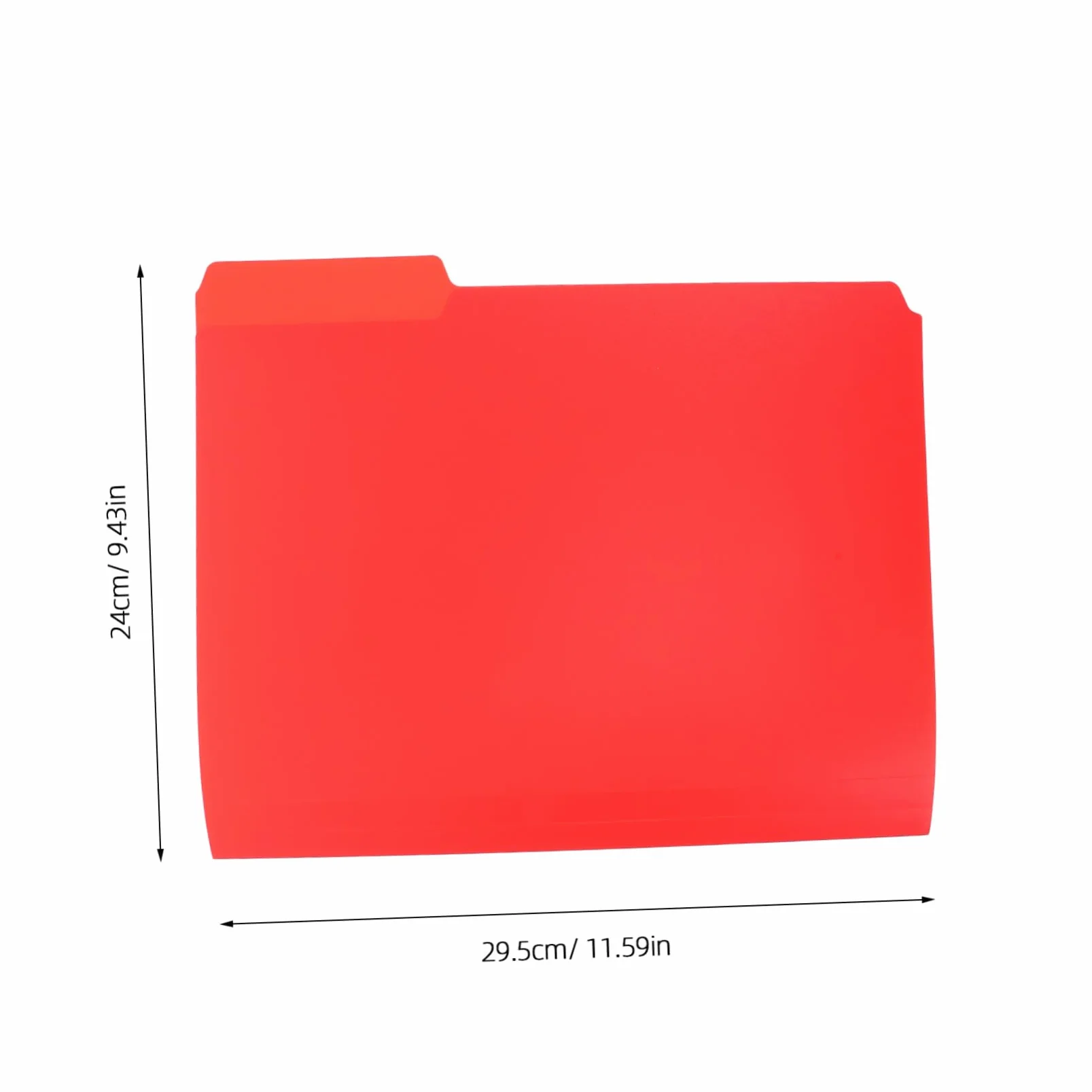 Alasum 36 Pezzi Cartellina di Carta Plastica con 1/3 Cut con Linguette, Organizer Ufficio Documenti per Gestione Progetti e Archiviazione Efficiente Risparmio Spazio