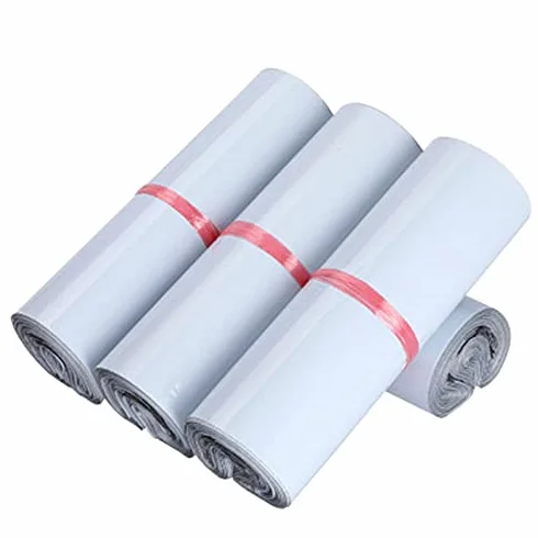 Borsa da imballaggio espressa 100 pz/Lotto Bianco Bianco Arresse Borse Impermeabile Poly Buste Busta Mailing Borse Autoal Guarnizione Adesivo Seal Borsa Sacchetto di corriere in plastica