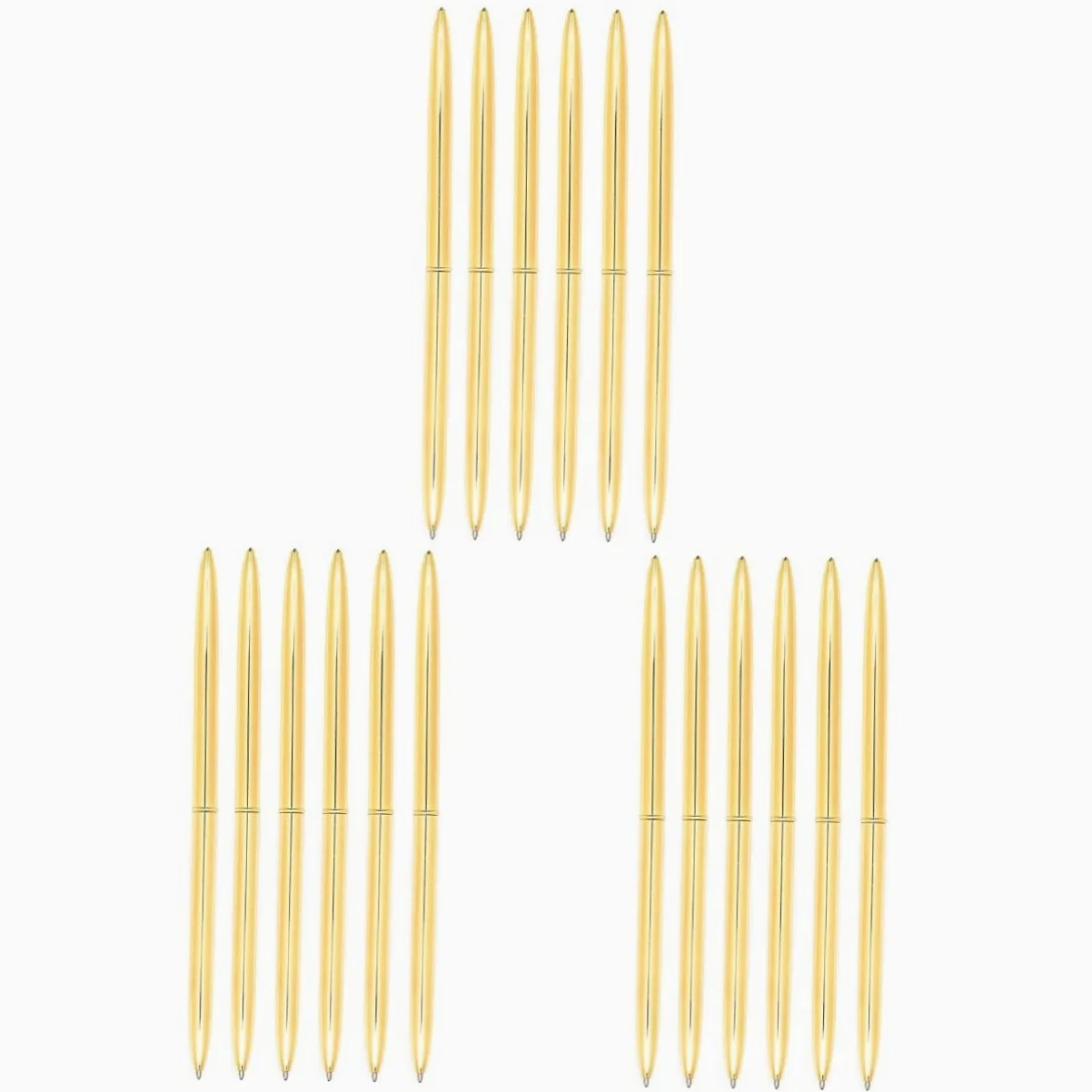 TEHAUX 3 Set Di Penne A Sfera in Metallo 3 Penne A Sfera Con Inchiostro Leggere Portatili Per Ufficio Scolastico Forniture Per La Casa Penna A Sfera Con Stilo 6 Pezzi*3