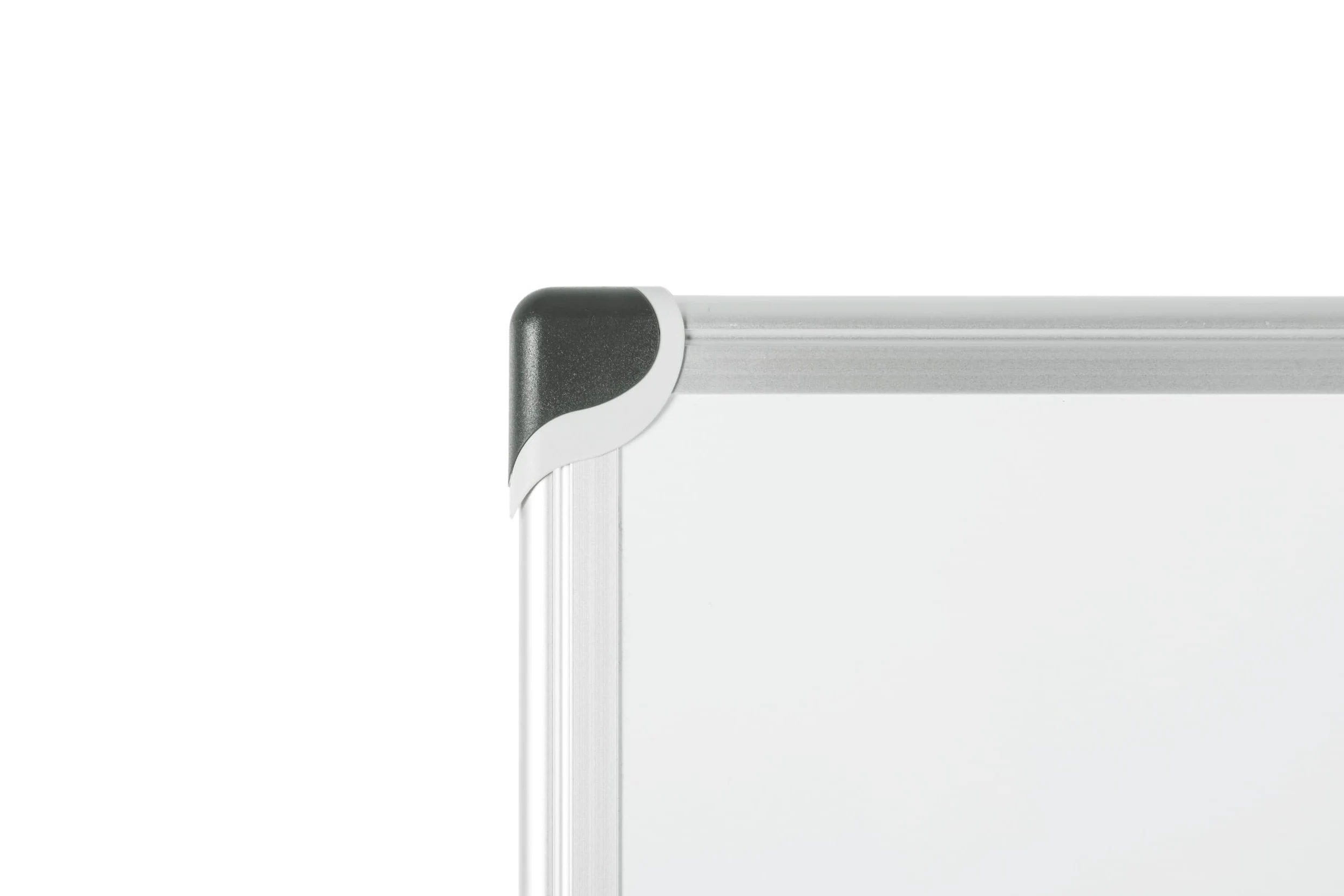 Bi-Office Lavagna Magnetica Bianca Maya Serie W, Con Cornice In Alluminio, Superficie Magnetica Acciaio Laccato, Angoli in ABS, 120x90 cm