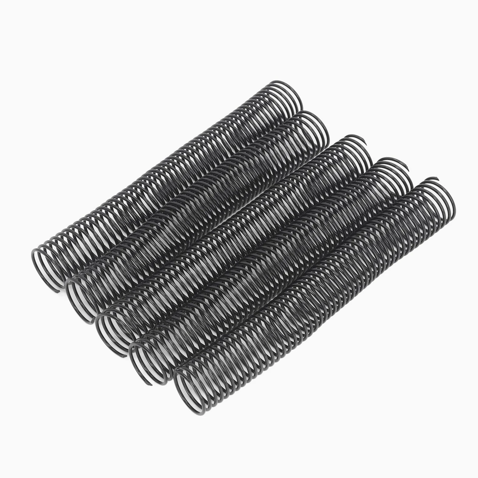 Bobina di rilegatura a spirale da 18 pezzi, diametro 38 mm, 48 anelli, passo 4:1, capacità di 310 fogli, dorso di rilegatura a spirale per carta A4
