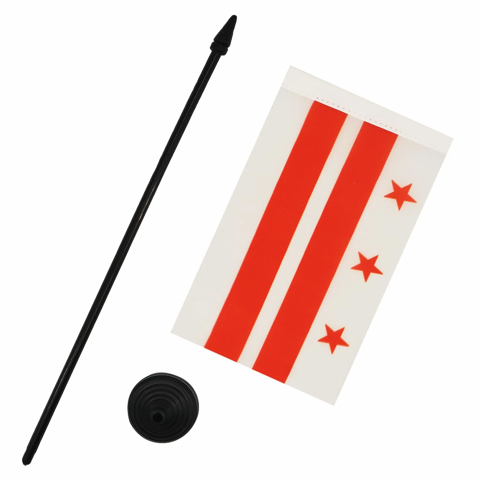 AZ FLAG Bandiera Da Tavolo Washington DC 15x10cm - Piccola Bandierina District of Columbia