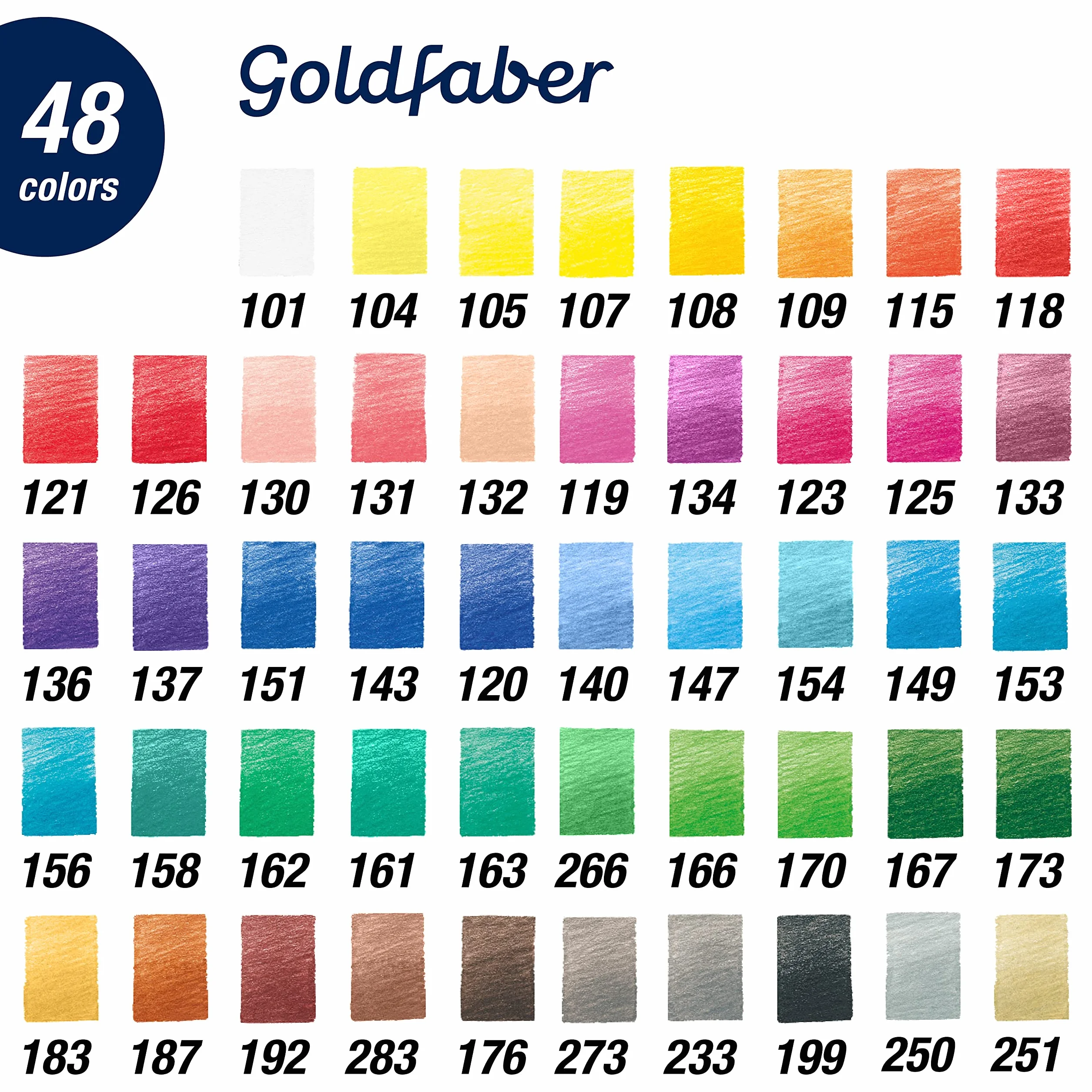 Faber-Castell 114748 Matite Colorate, 48