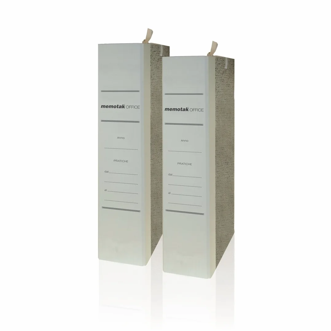 Cartelle Archivio Memotak dorso 10 con legacci - 25 pezzi