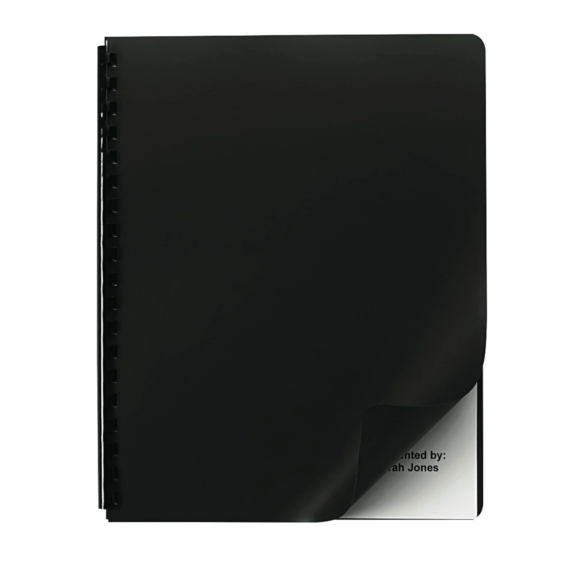 Swingline GBC 25703 - Coperture per rilegatura in plastica opaca, 29 x 20 cm, confezione da 25 pezzi, colore: nero