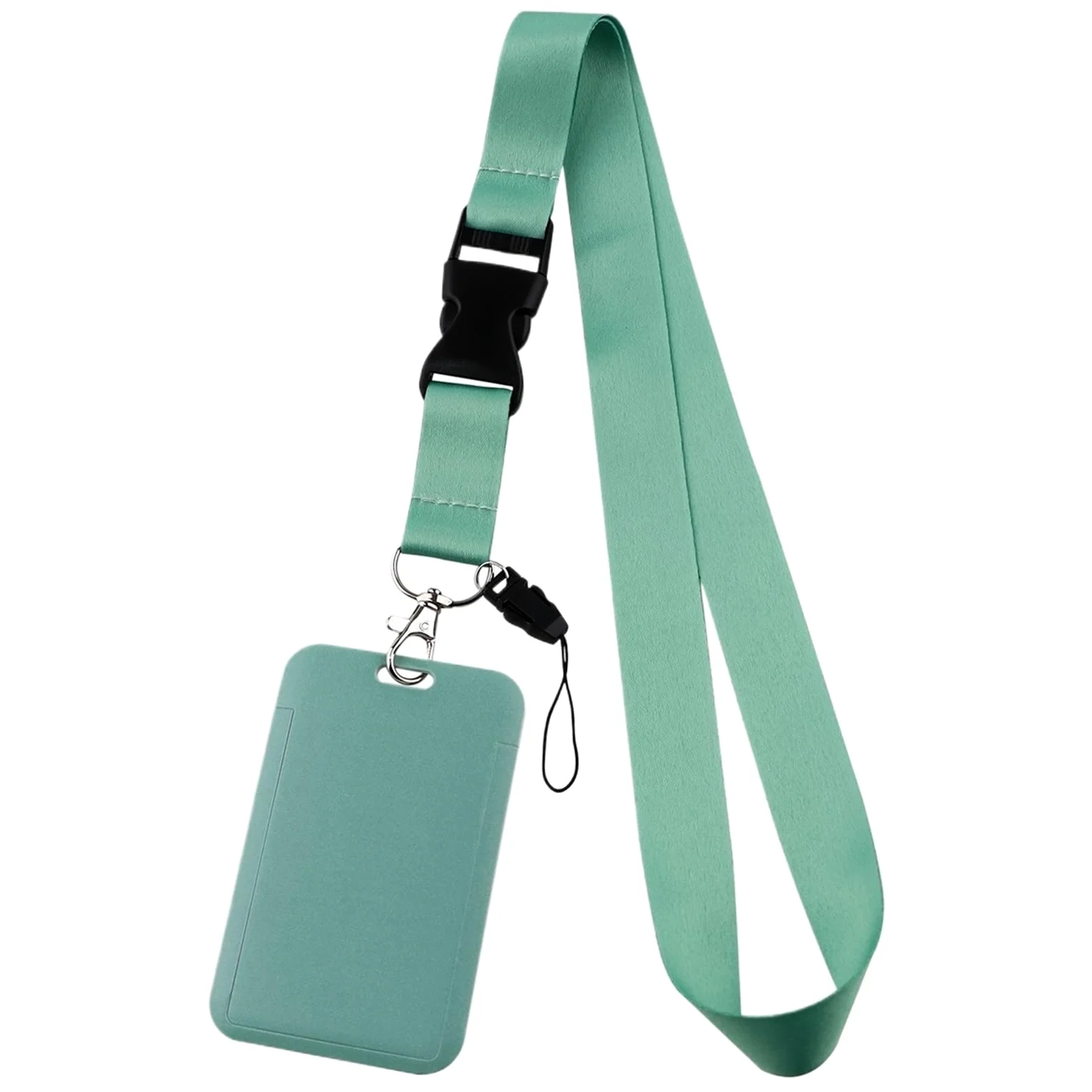 20 porta badge da collo, porta badge per studenti, cordino da appendere, accessori per telefono cellulare (rosa)