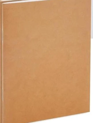 MANCHAP 20 quaderni in carta kraft senza righe, 28 x 20 cm, formato A4, 30 fogli/60 pagine, 70 g/m², per scrivere e disegnare, forniture per ufficio