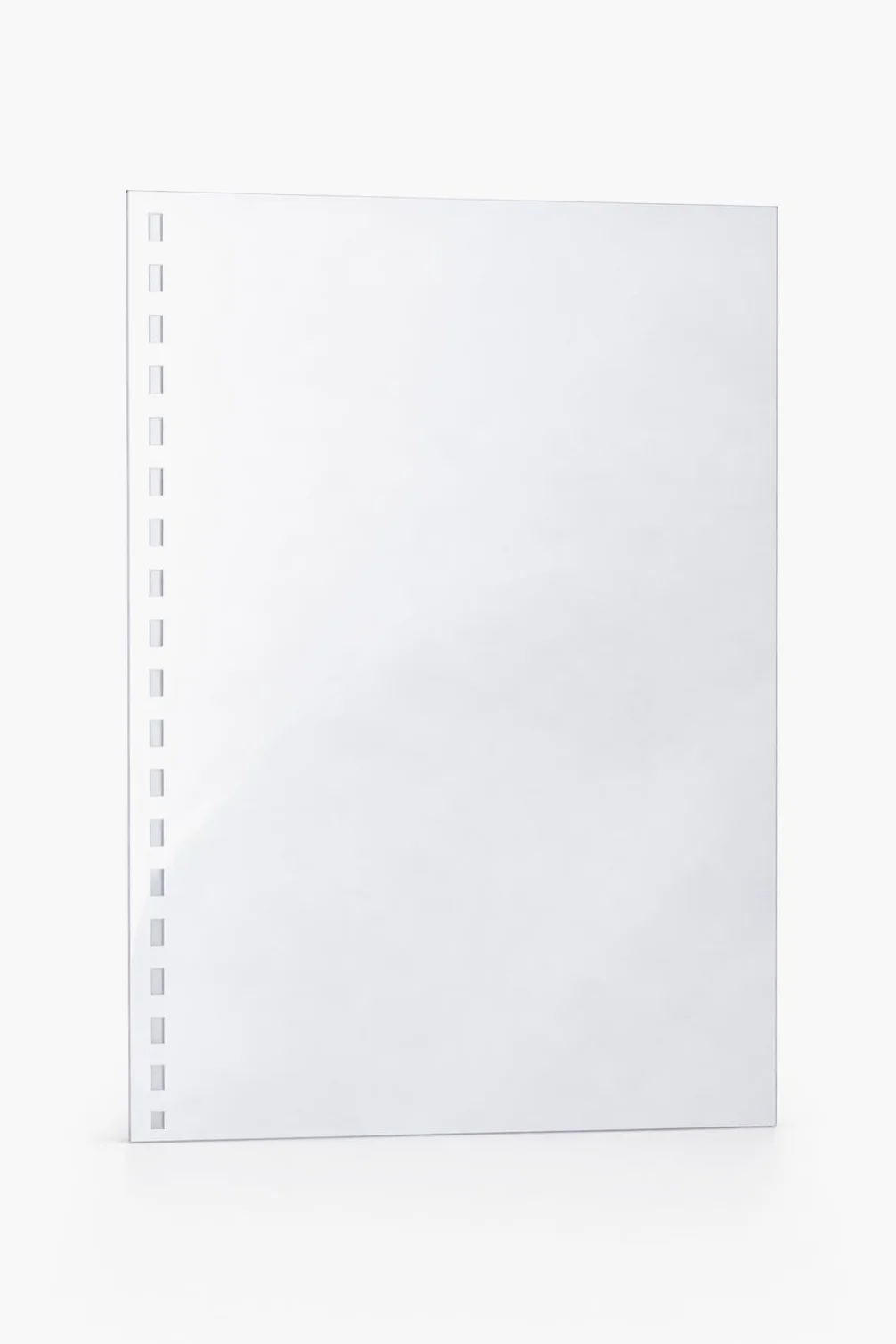50 copertine per rilegatura in PVC, formato A4, 240 micron, preforate (21 fori) per rilegatura a pettine
