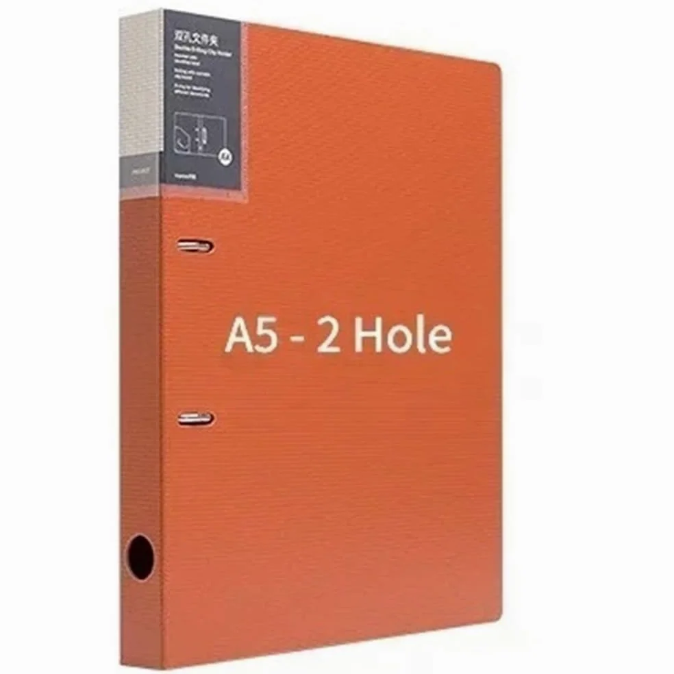 Tavoletta Portablocco 2 Visualizza cartella documenti raccoglitore foro libro archiviazione file anello clip colore a fogli mobili Clipboard Portablocco(Orange)