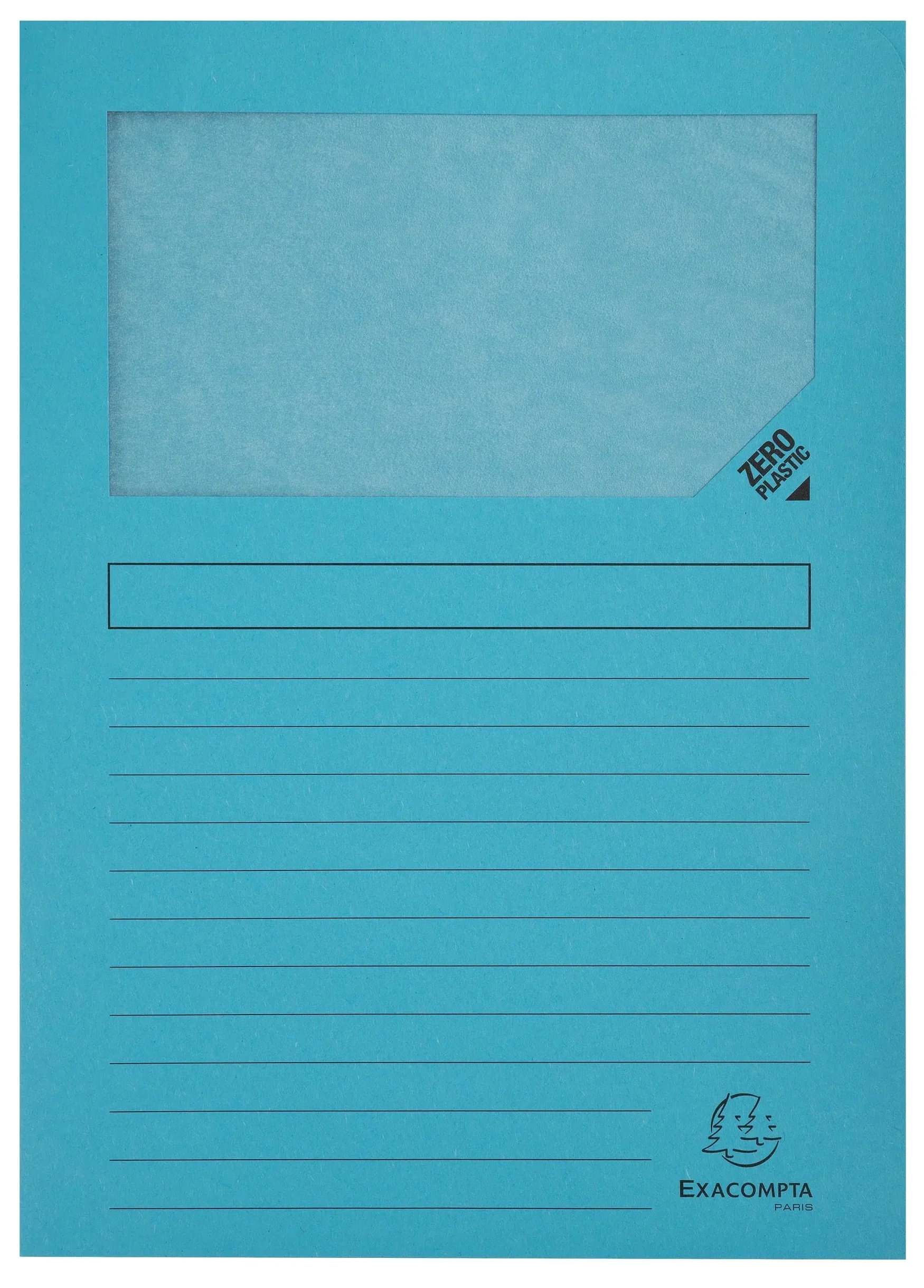 Exacompta 100 cartelline con finestra Forever® Blue Angel assortite