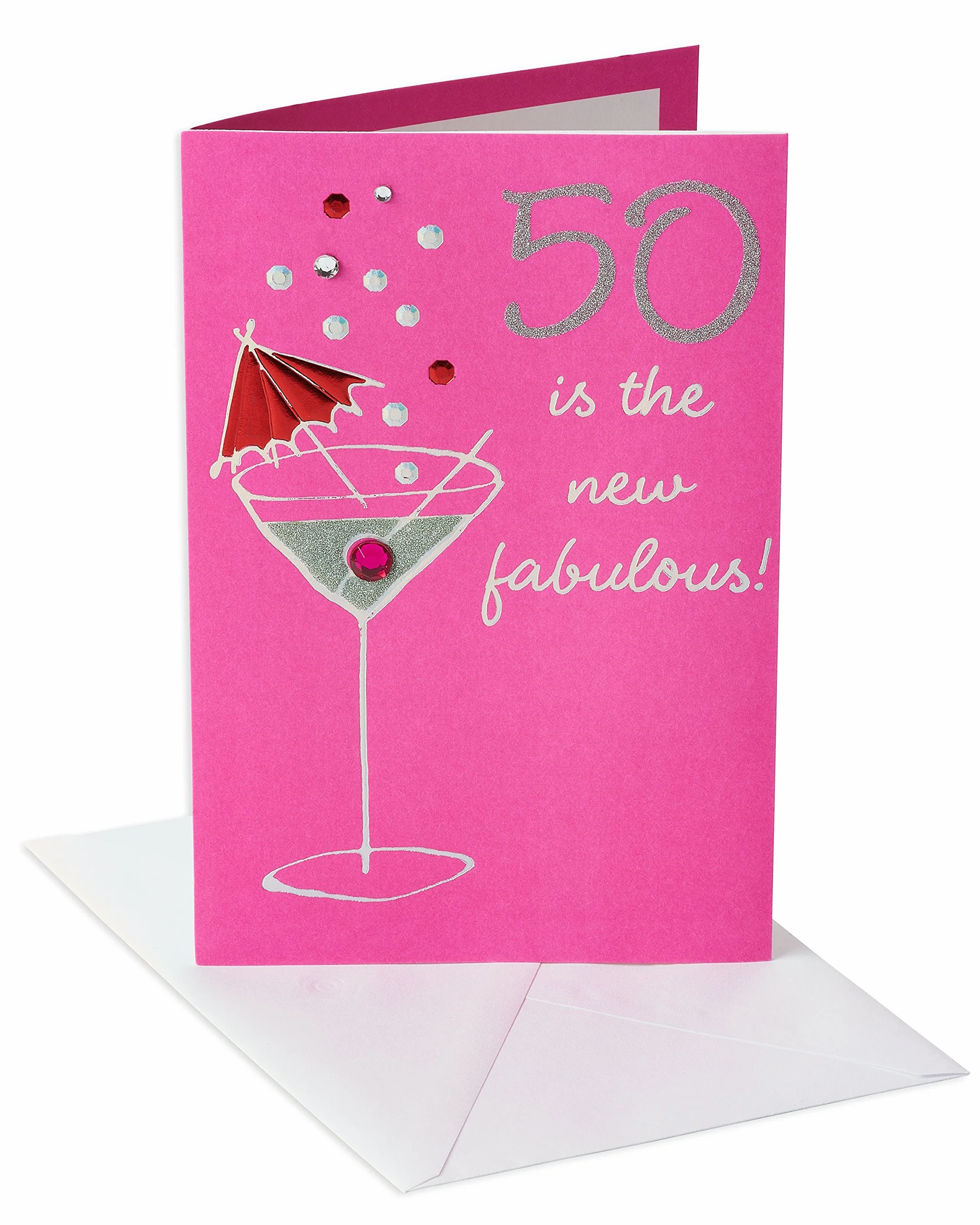 American Greetings Fabulous di compleanno con strass 50