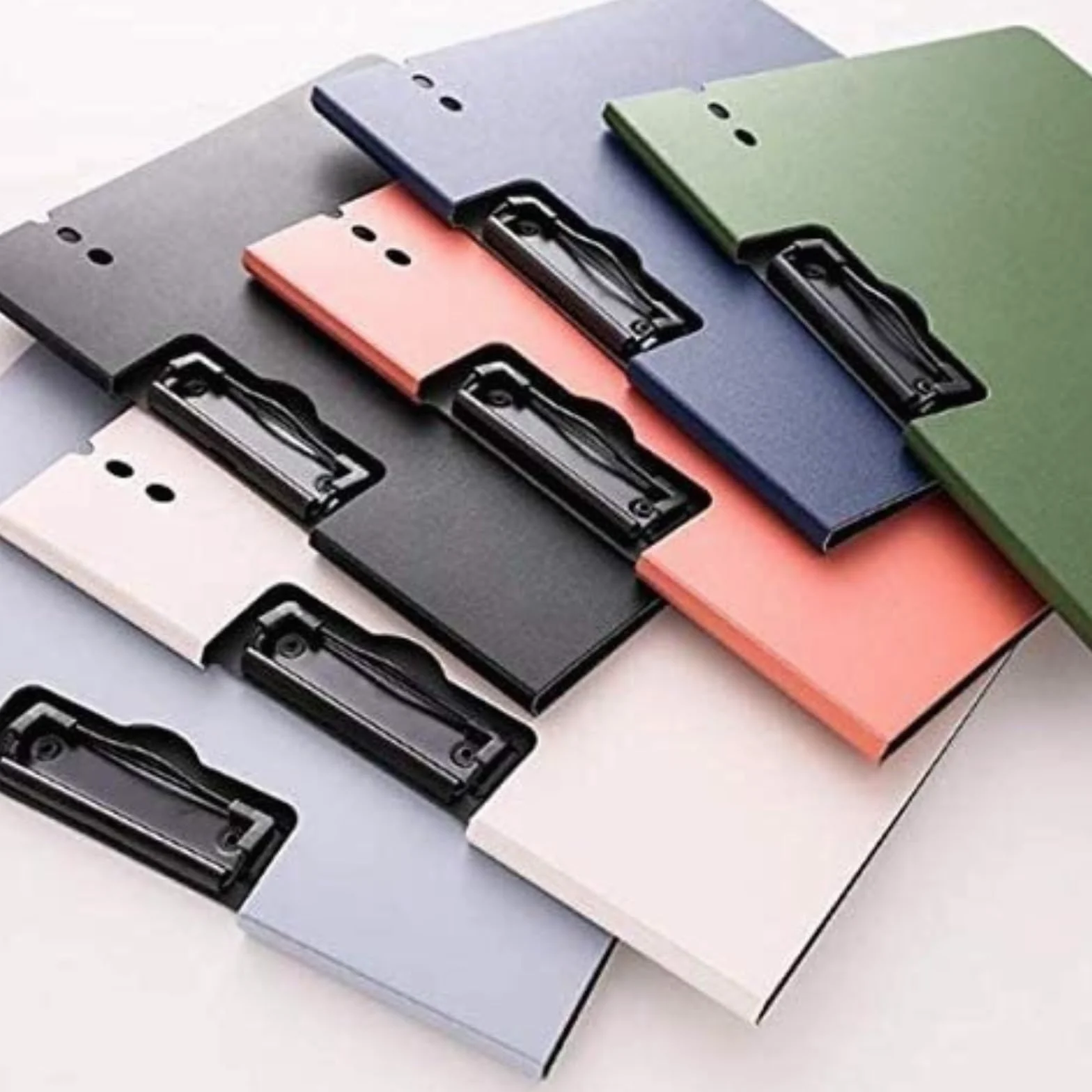 cartellina Cartella senza perforazione for raccoglitore A4 da 5/12 pezzi | Cartella di file con clip a molla for cartella di archiviazione di Office School