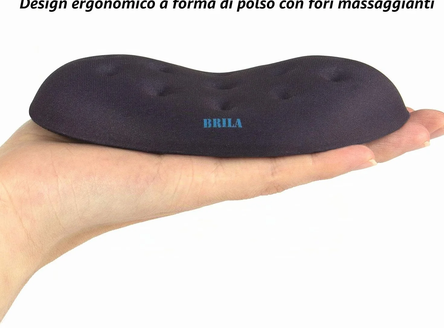 Cuscino ergonomico in memory foam per poggiapolsi per computer, sollievo dal dolore al polso