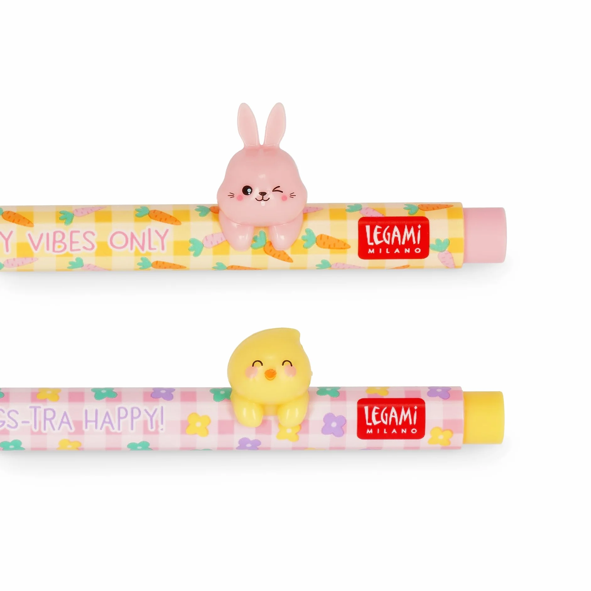 Legami Set di 2 Penne Gel Lovely Friends, Edizione Limitata, Inchiostro Rosa e Viola