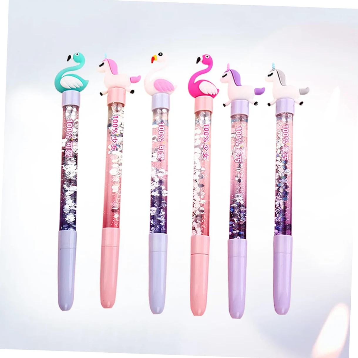STOBOK 3 Set 0 05 Mm Punta Fine Penna Gel Creativa Cigno per Studenti Scrittura Impugnatura Comoda E Robusta Inchiostro Nero Cancelleria per Studenti 6 Pezzi * 3